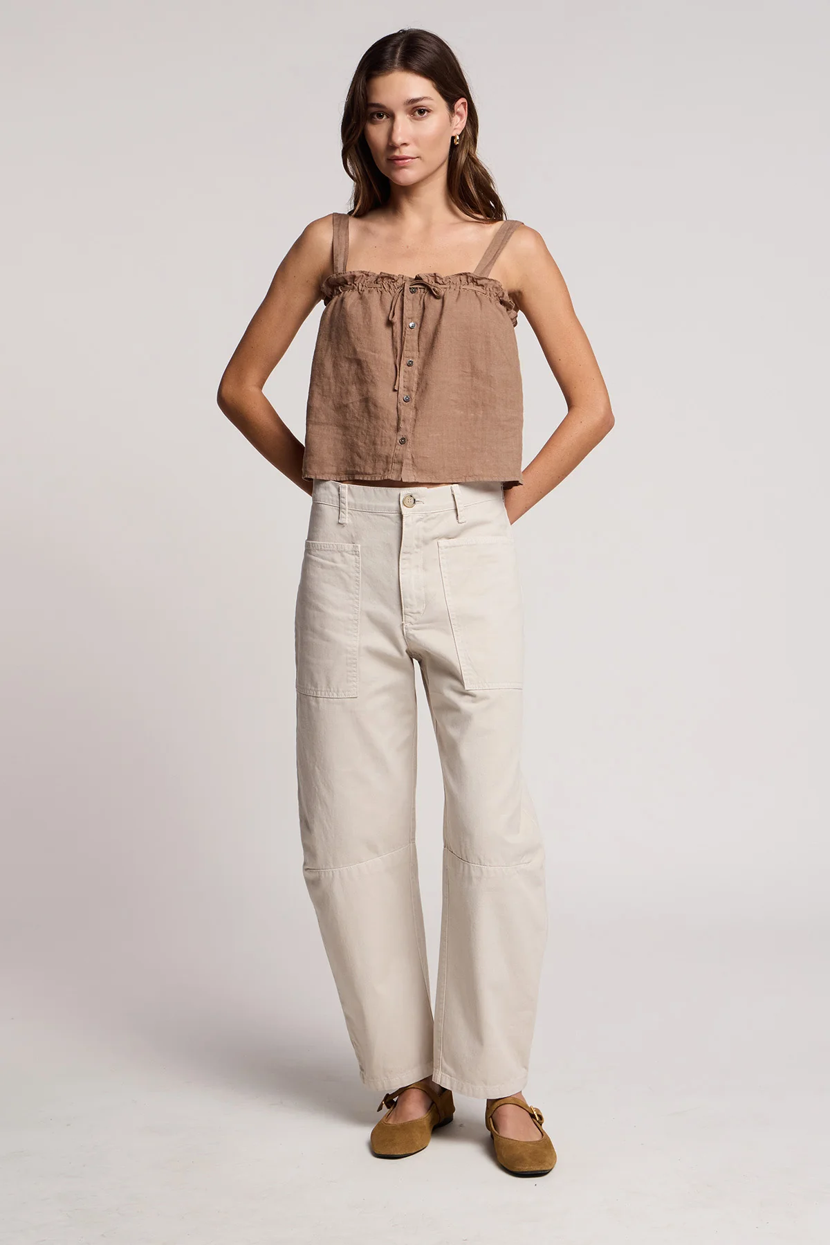 IZZIE LINEN TANK TOP - Image 6