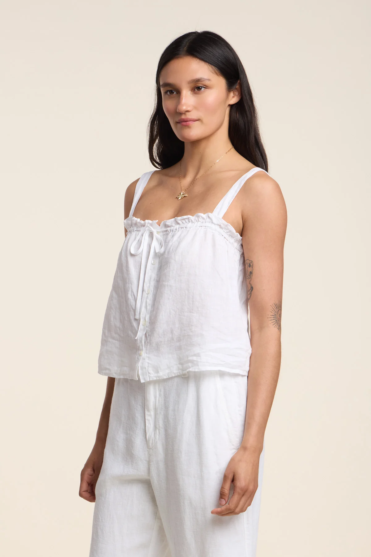 IZZIE LINEN TANK TOP - Image 8