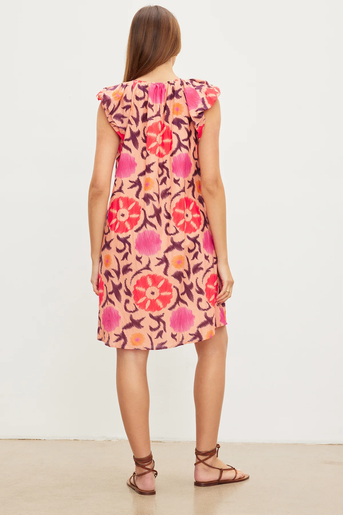 JENNA PRINTED SILK COTTON VOILE DRESS - Image 4