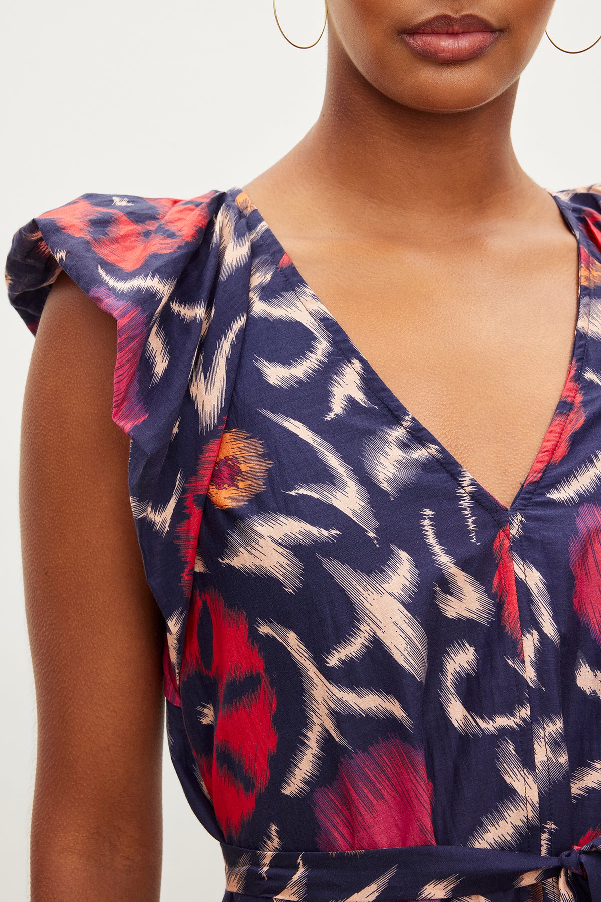 JENNA PRINTED SILK COTTON VOILE DRESS - Image 9
