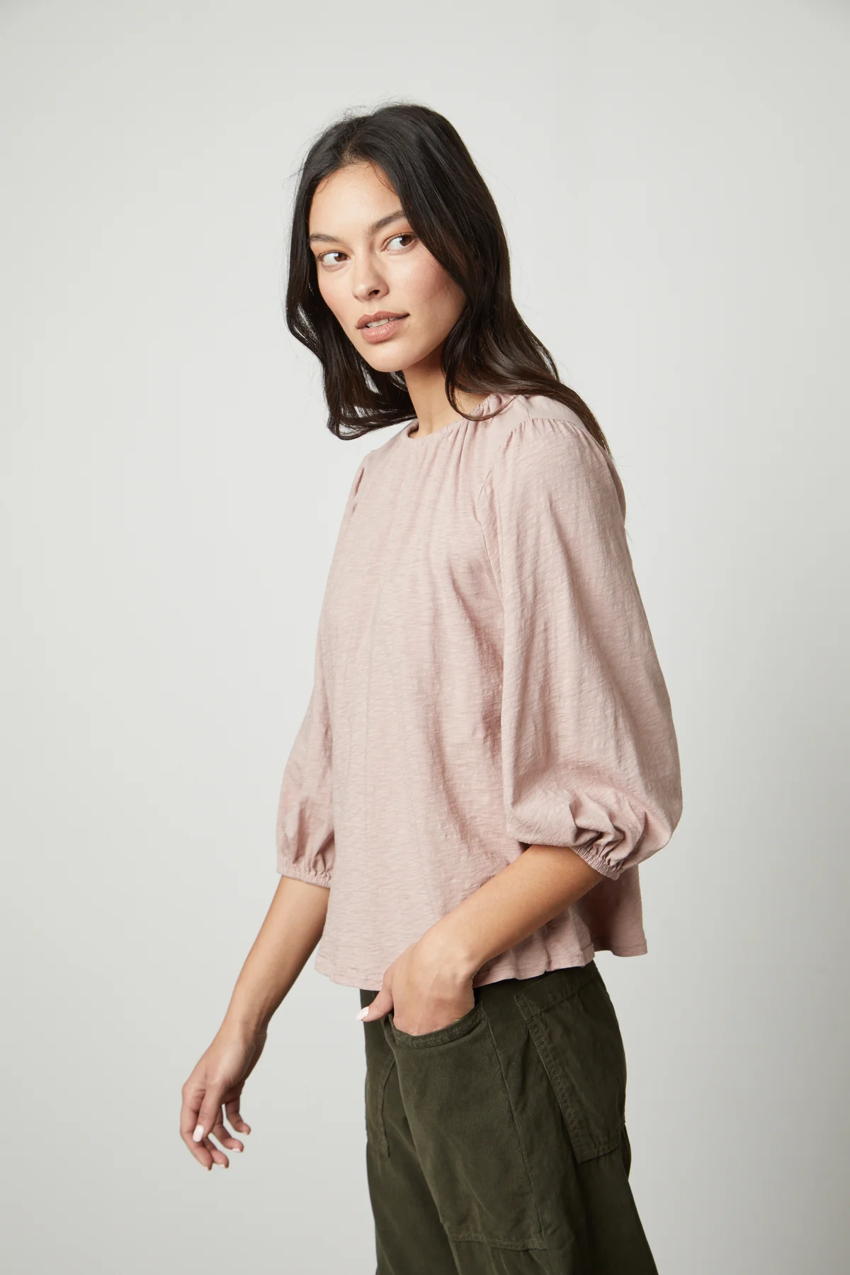 JULIE 3/4 SLEEVE TEE - Image 4
