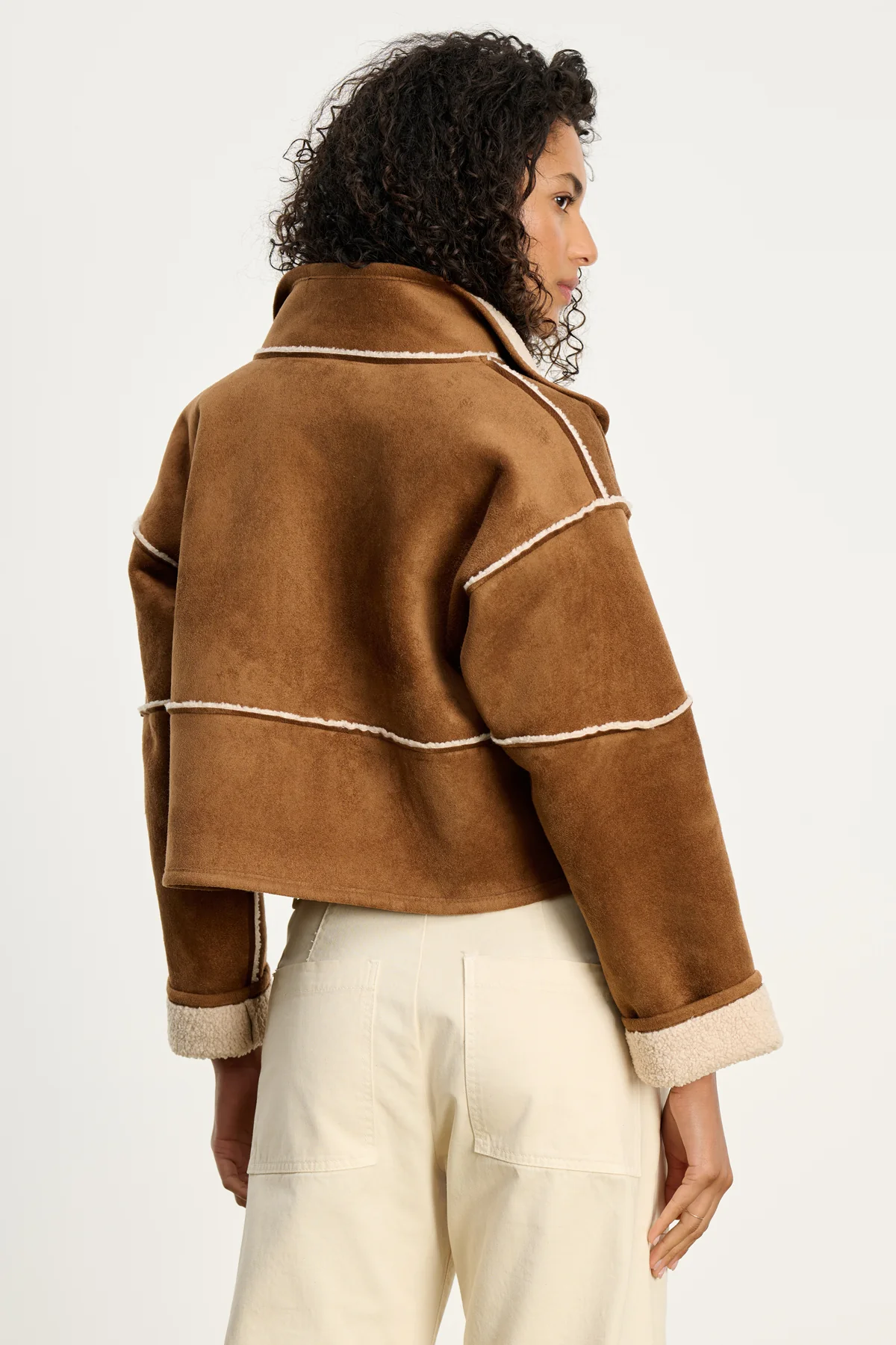 KELLY LUXE SHERPA REVERSIBLE JACKET - Image 12