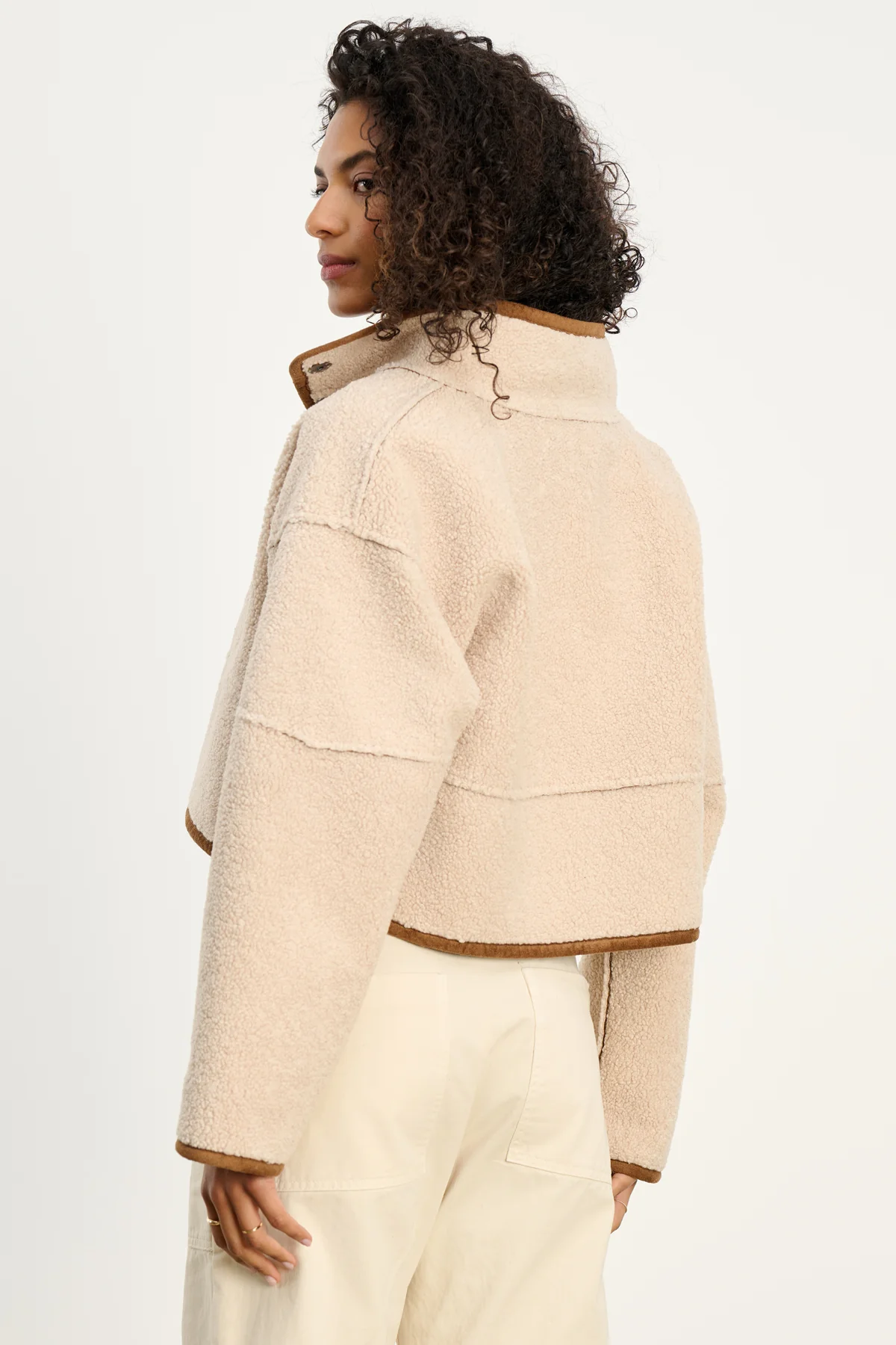 KELLY LUXE SHERPA REVERSIBLE JACKET - Image 14