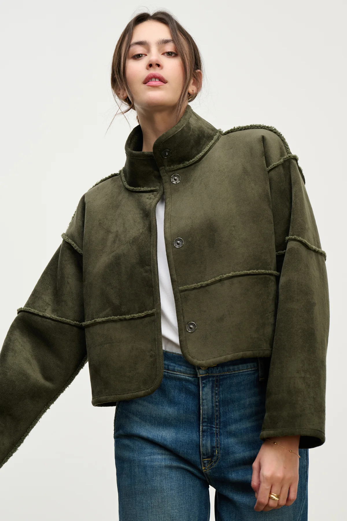 KELLY LUXE SHERPA REVERSIBLE JACKET - Image 23
