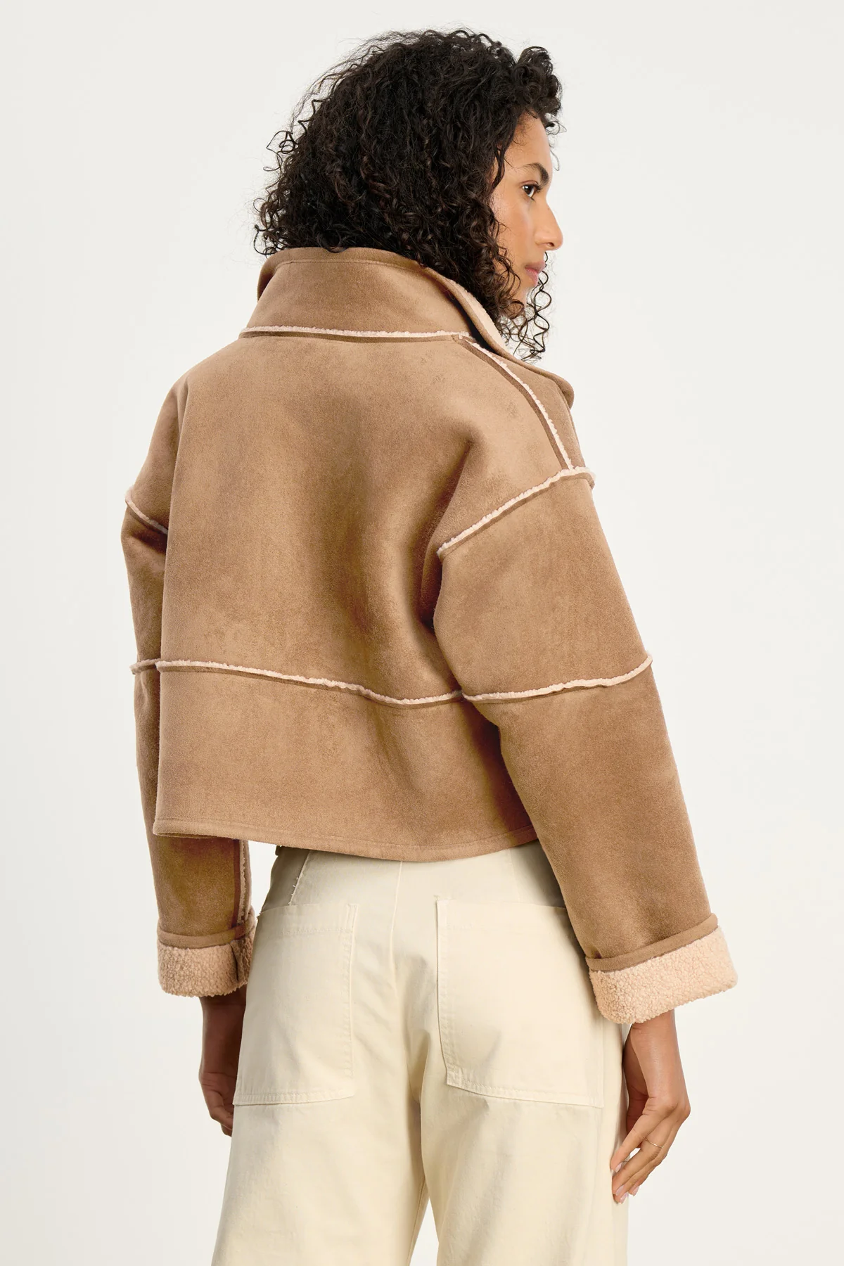 KELLY LUXE SHERPA REVERSIBLE JACKET - Image 8