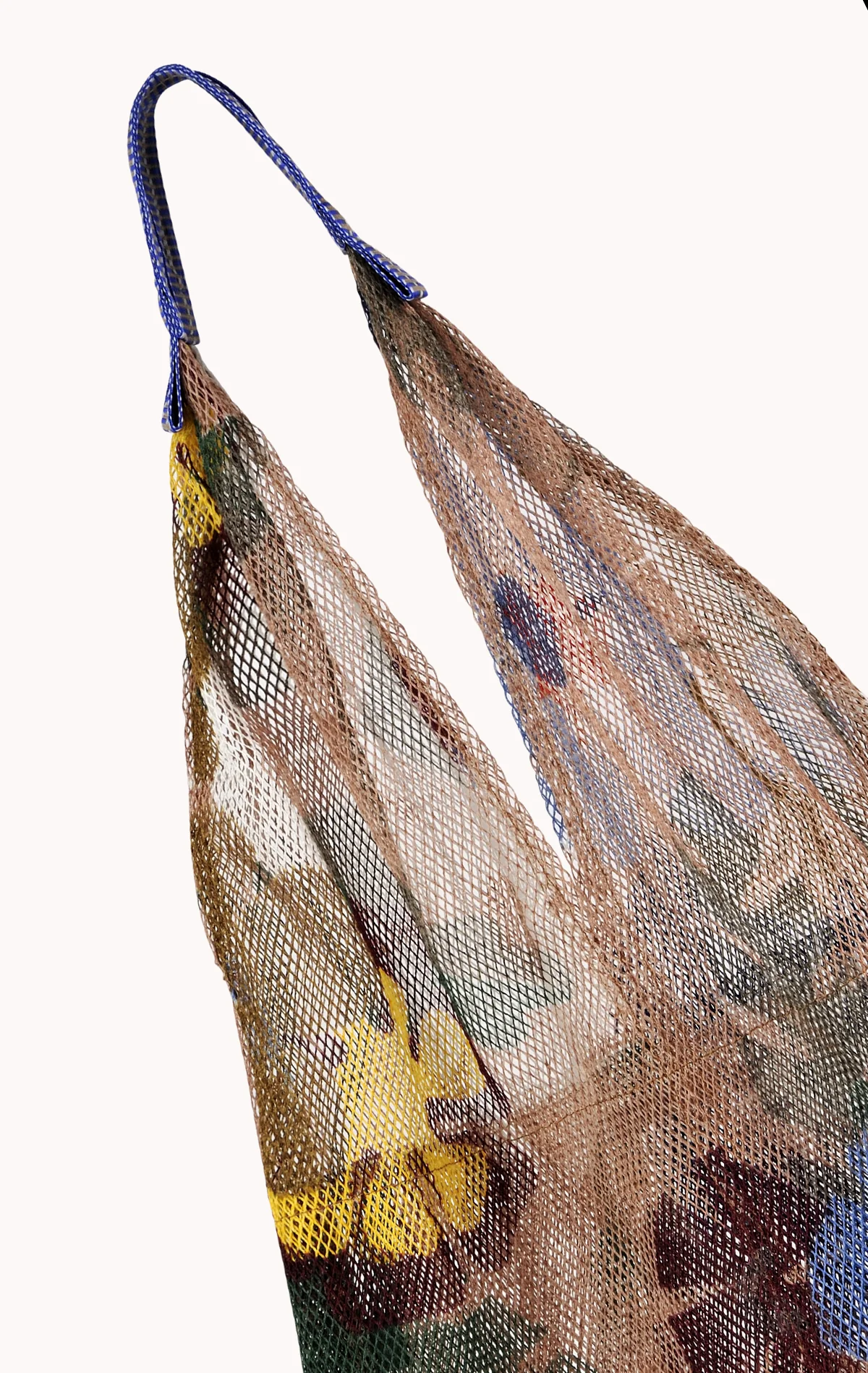 LARGE FLORAL PRINT MESH TOTE BY EPICE - Image 2
