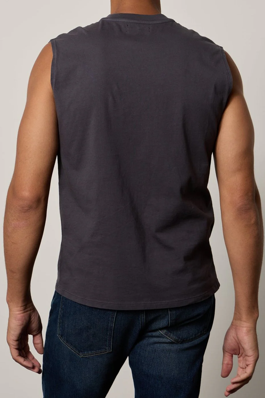 LAYNE CREW NECK MUSCLE TEE - Image 2