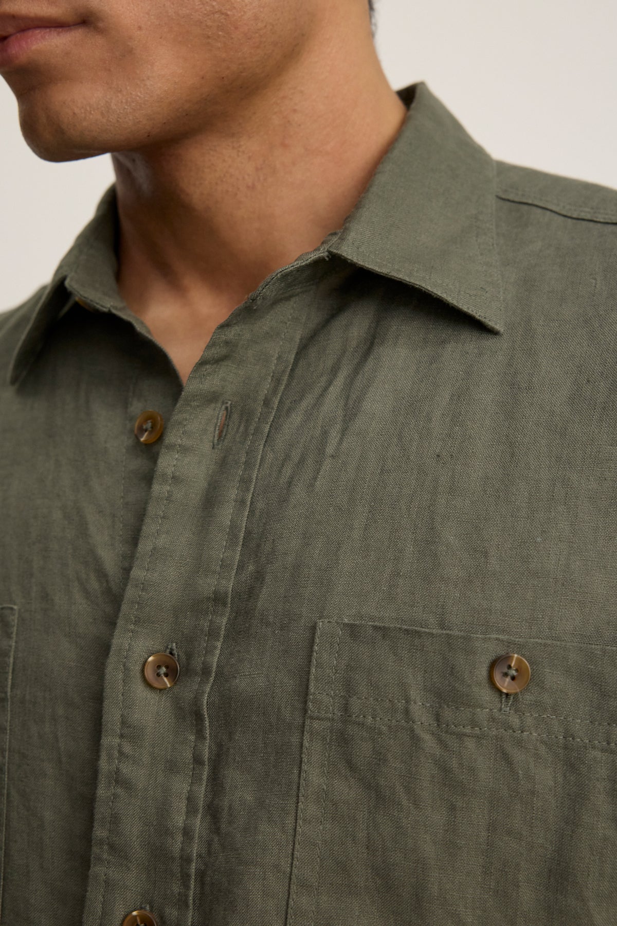 LINDEN LINEN BUTTON-UP SHIRT - Image 6
