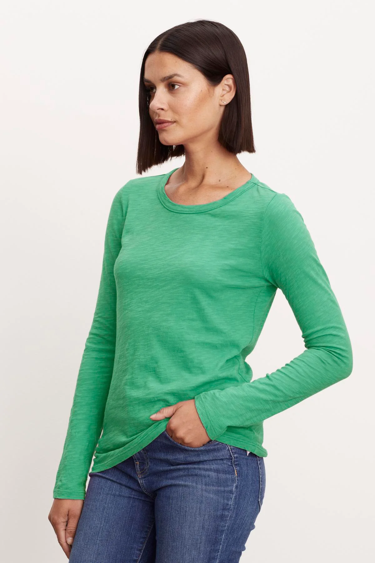 LIZZIE ORIGINAL SLUB LONG SLEEVE TEE