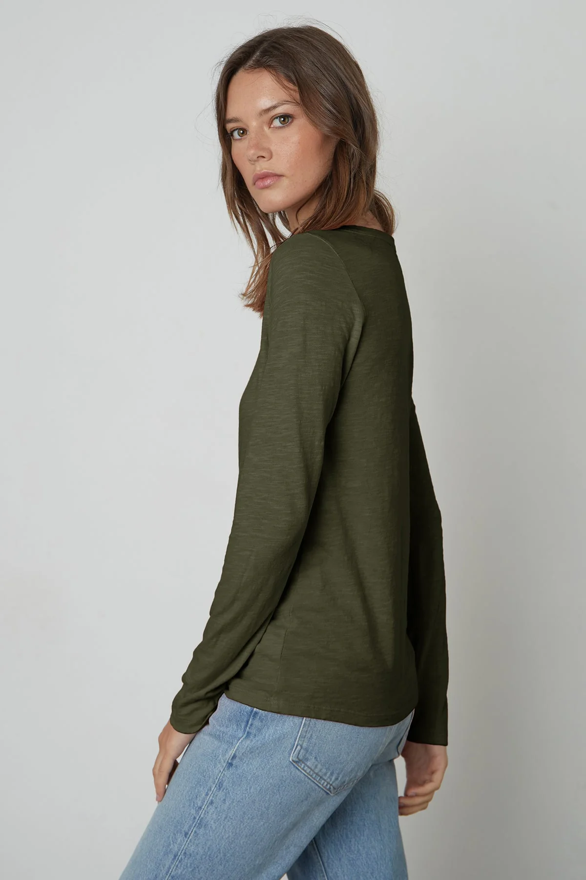 LIZZIE ORIGINAL SLUB LONG SLEEVE TEE - Image 5