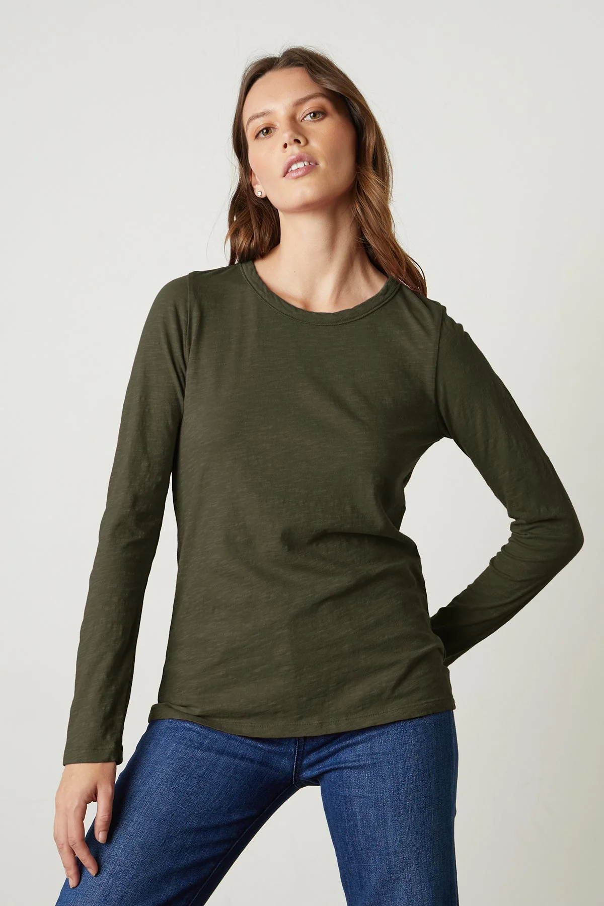 LIZZIE ORIGINAL SLUB LONG SLEEVE TEE - Image 7