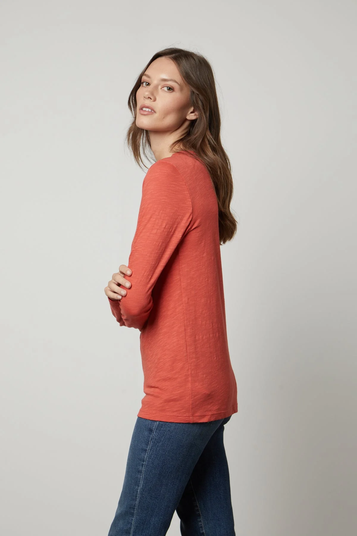 LIZZIE ORIGINAL SLUB LONG SLEEVE TEE - Image 2