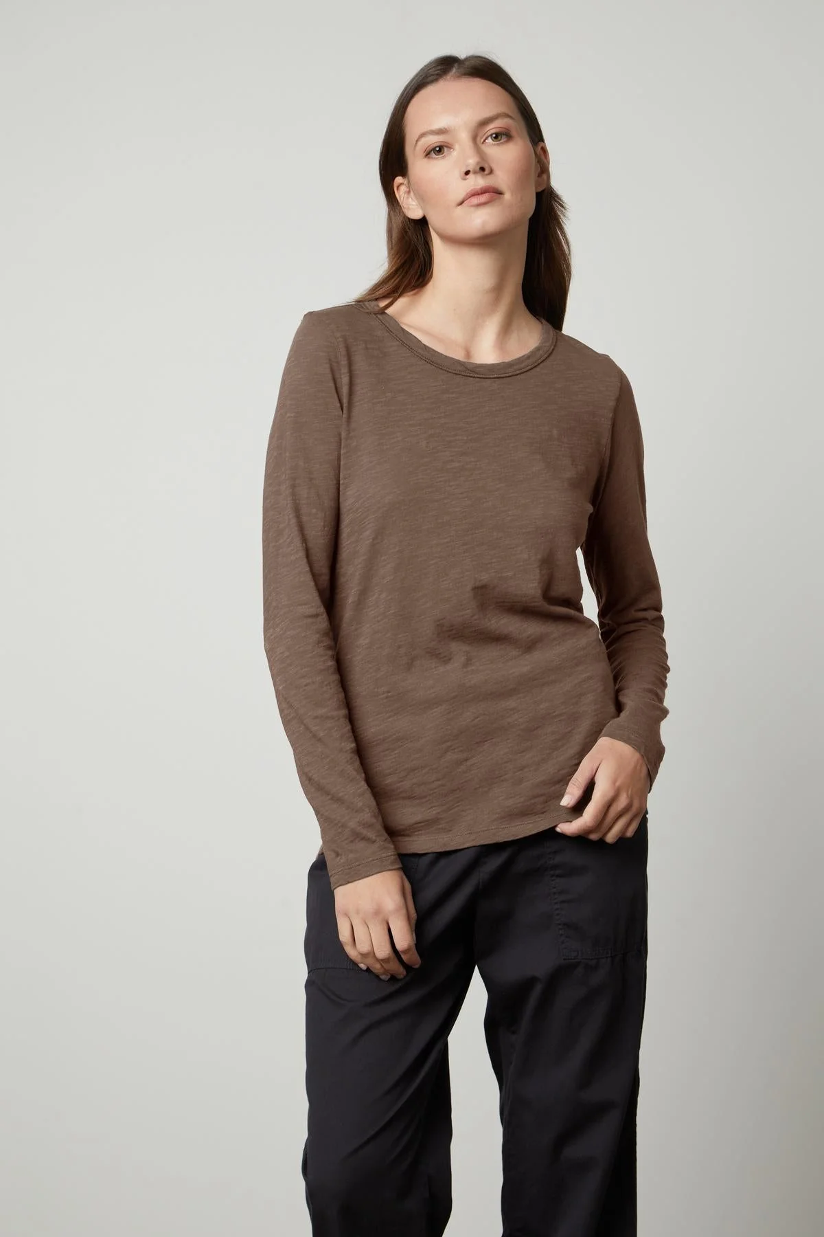 LIZZIE ORIGINAL SLUB LONG SLEEVE TEE - Image 5