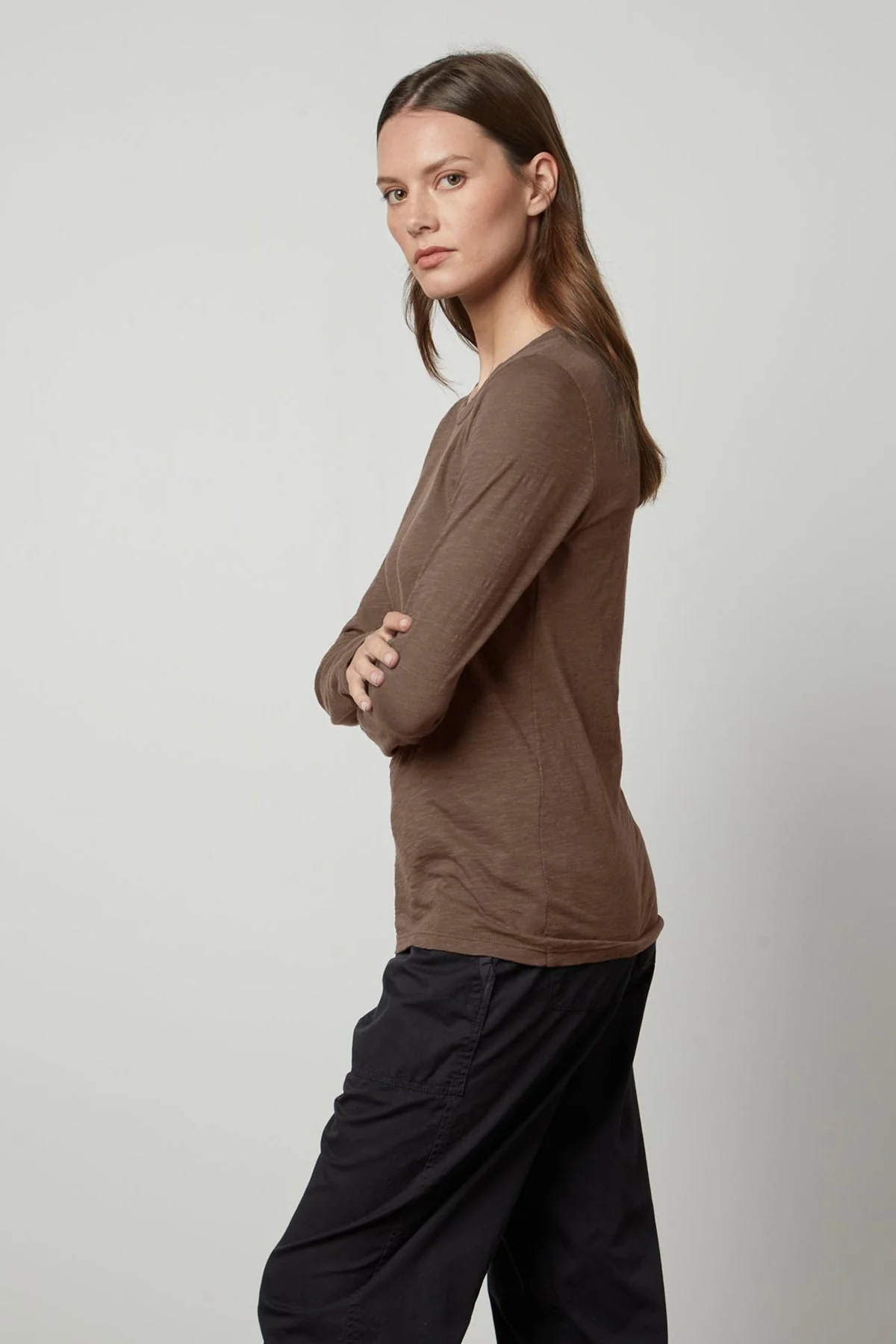 LIZZIE ORIGINAL SLUB LONG SLEEVE TEE - Image 6
