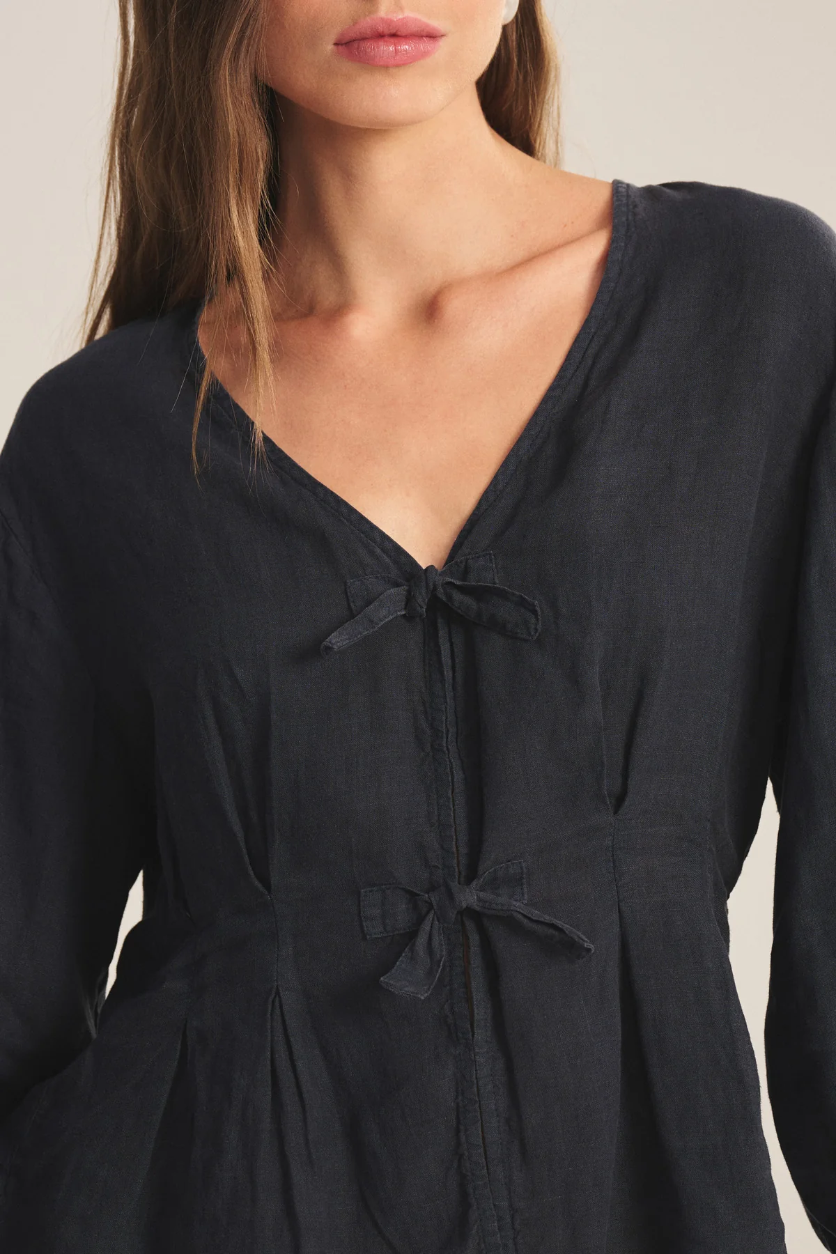 MARTHA LINEN TOP - Image 3