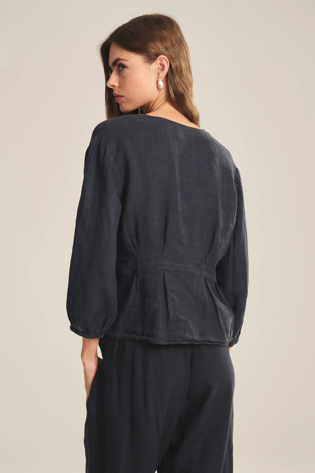MARTHA LINEN TOP - Image 4