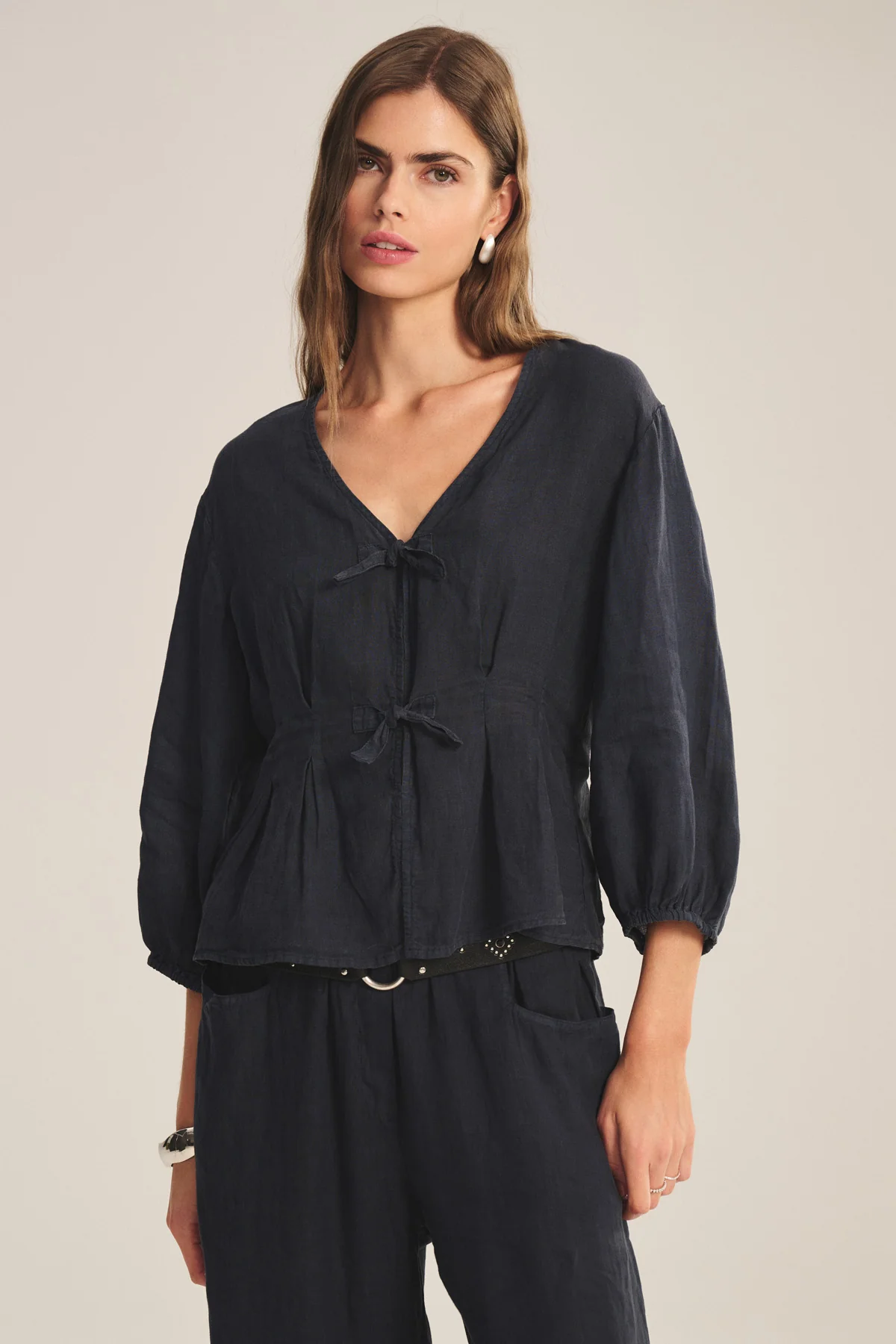 MARTHA LINEN TOP - Image 5
