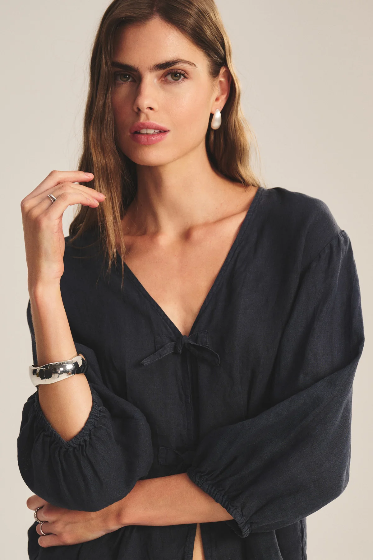 MARTHA LINEN TOP - Image 6