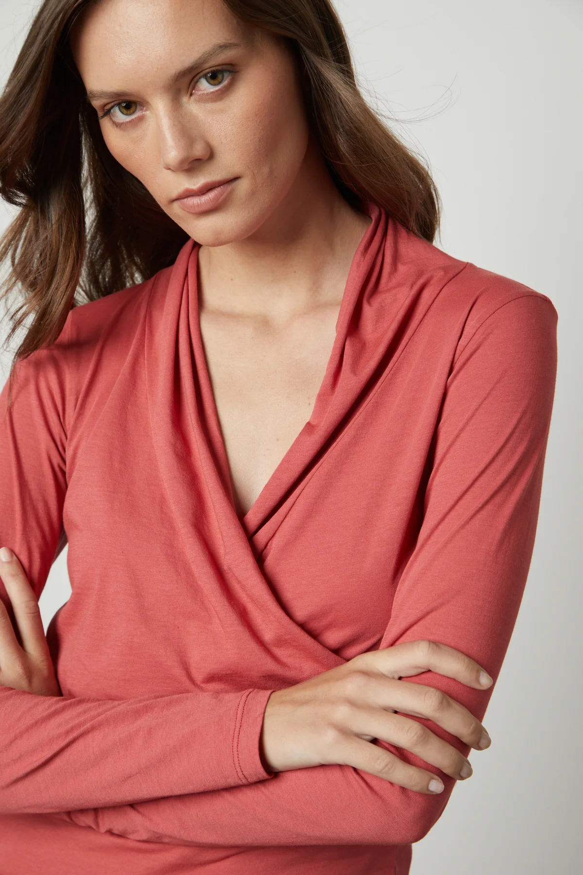 MERI WRAP FRONT FITTED TOP - Image 2