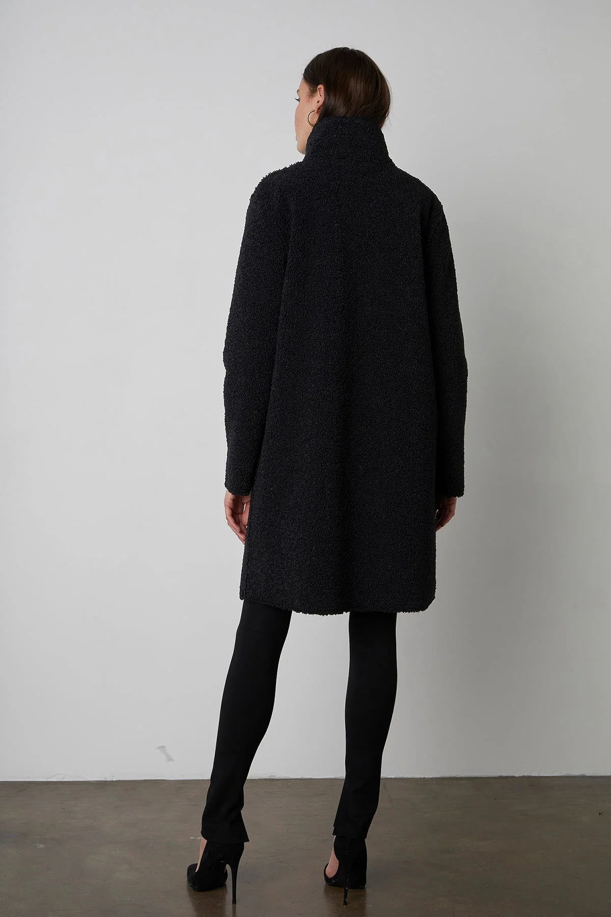 MIRABEL FAUX LUX SHERPA REVERSIBLE COAT - Image 11