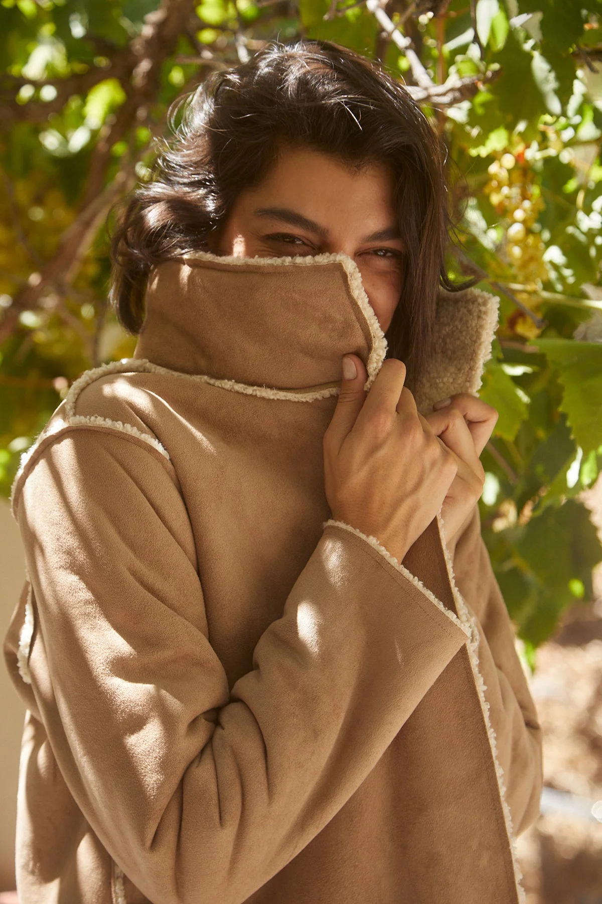 MIRABEL FAUX LUX SHERPA REVERSIBLE COAT - Image 20
