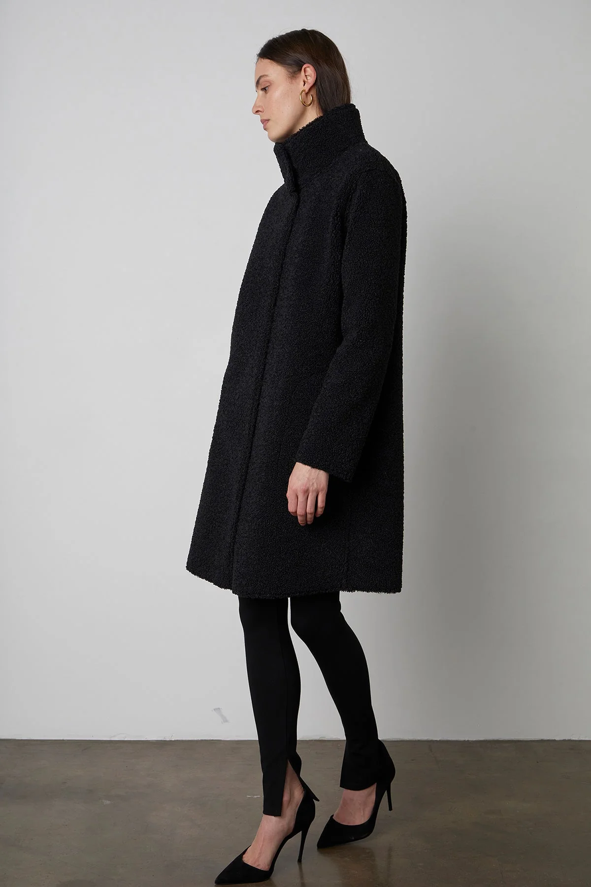 MIRABEL FAUX LUX SHERPA REVERSIBLE COAT - Image 9
