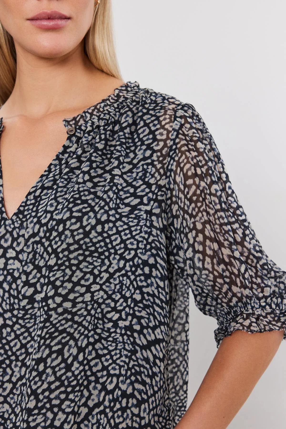 MISSY PRINTED BOHO BLOUSE - Image 2