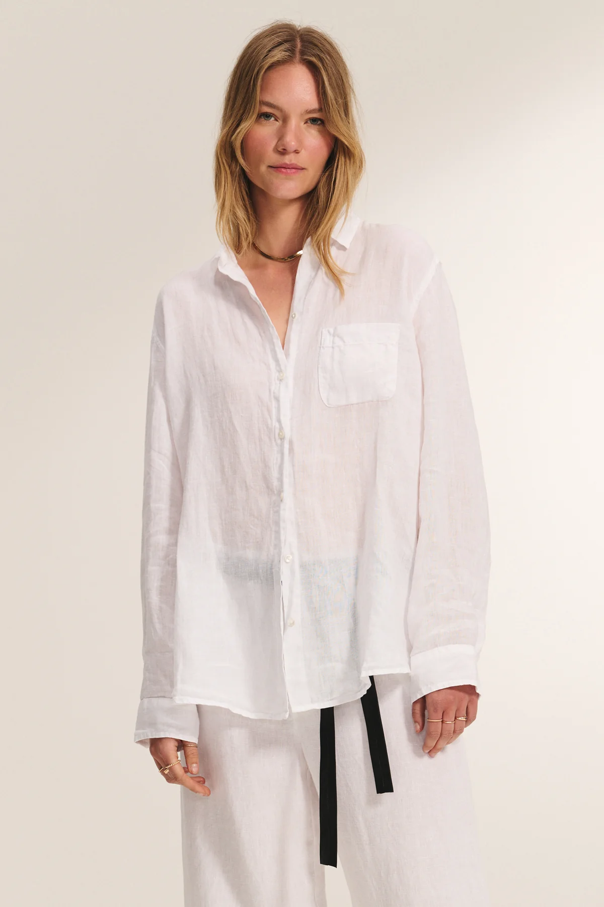MULHOLLAND LINEN SHIRT - Image 3