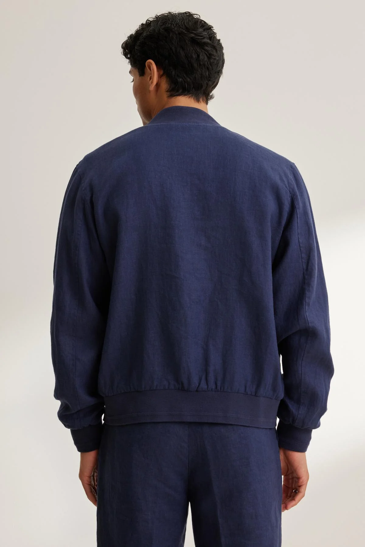 MURPHY LINEN BOMBER JACKET - Image 3