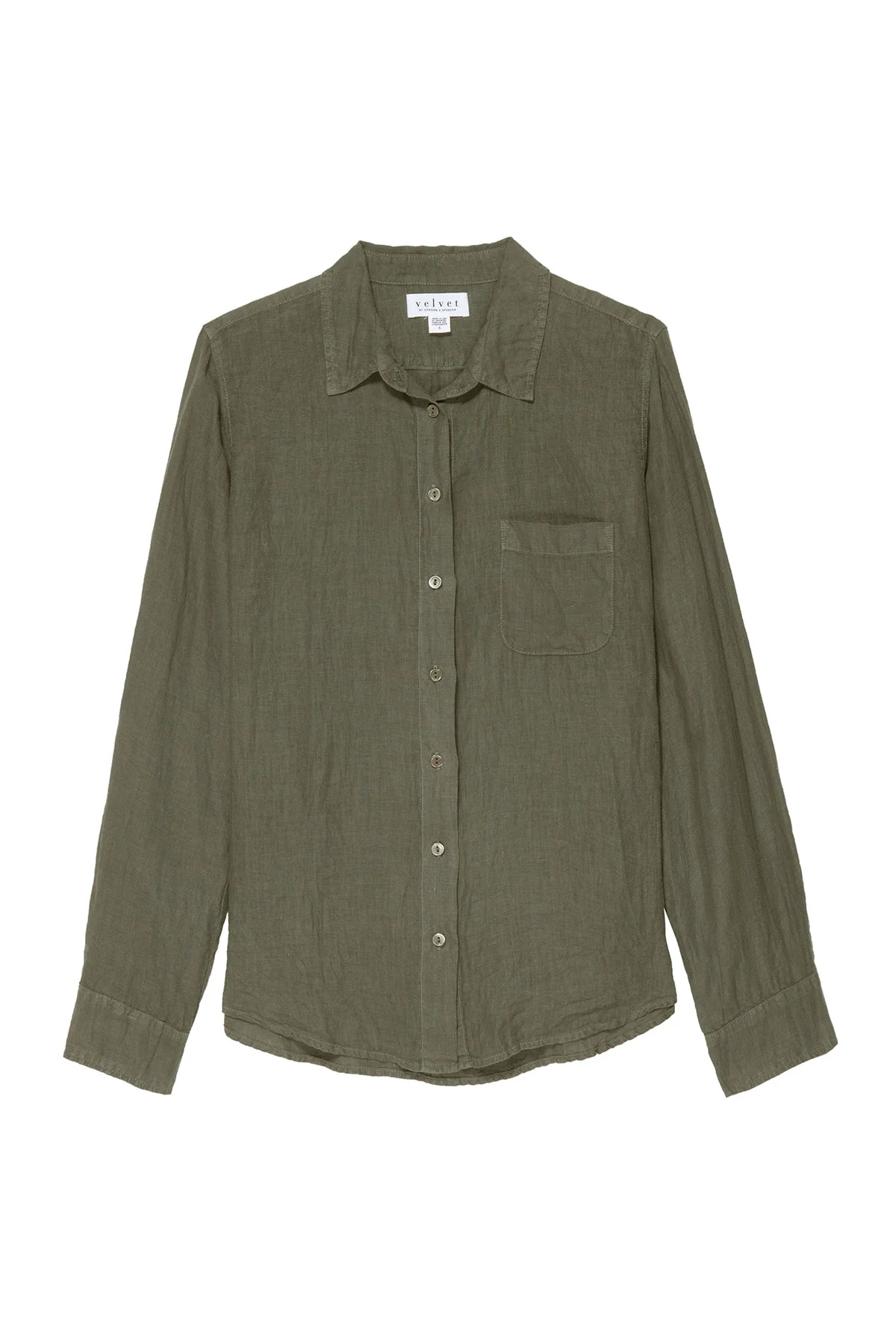 NATALIA LINEN BUTTON-UP SHIRT - Image 7