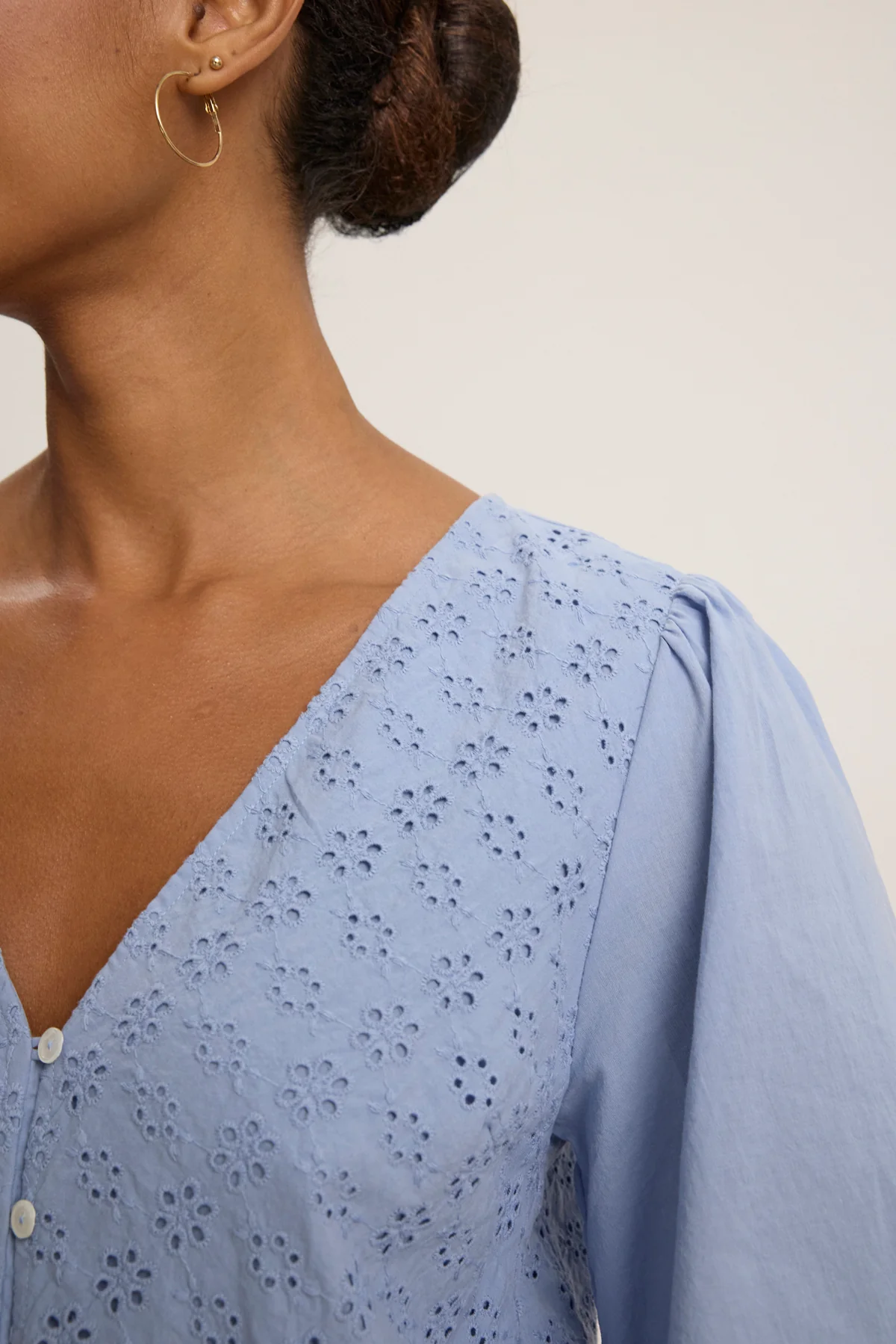 NELLI EYELET DRESS - Image 5