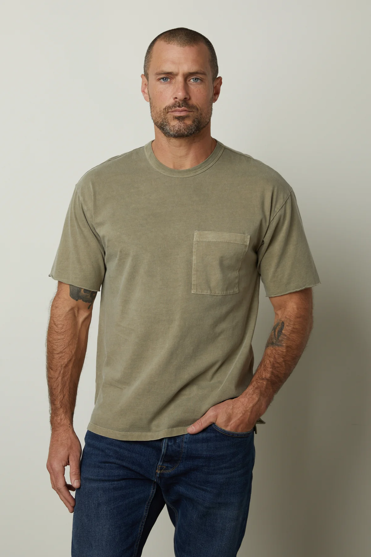 NEPTUNE CREW NECK POCKET TEE - Image 5