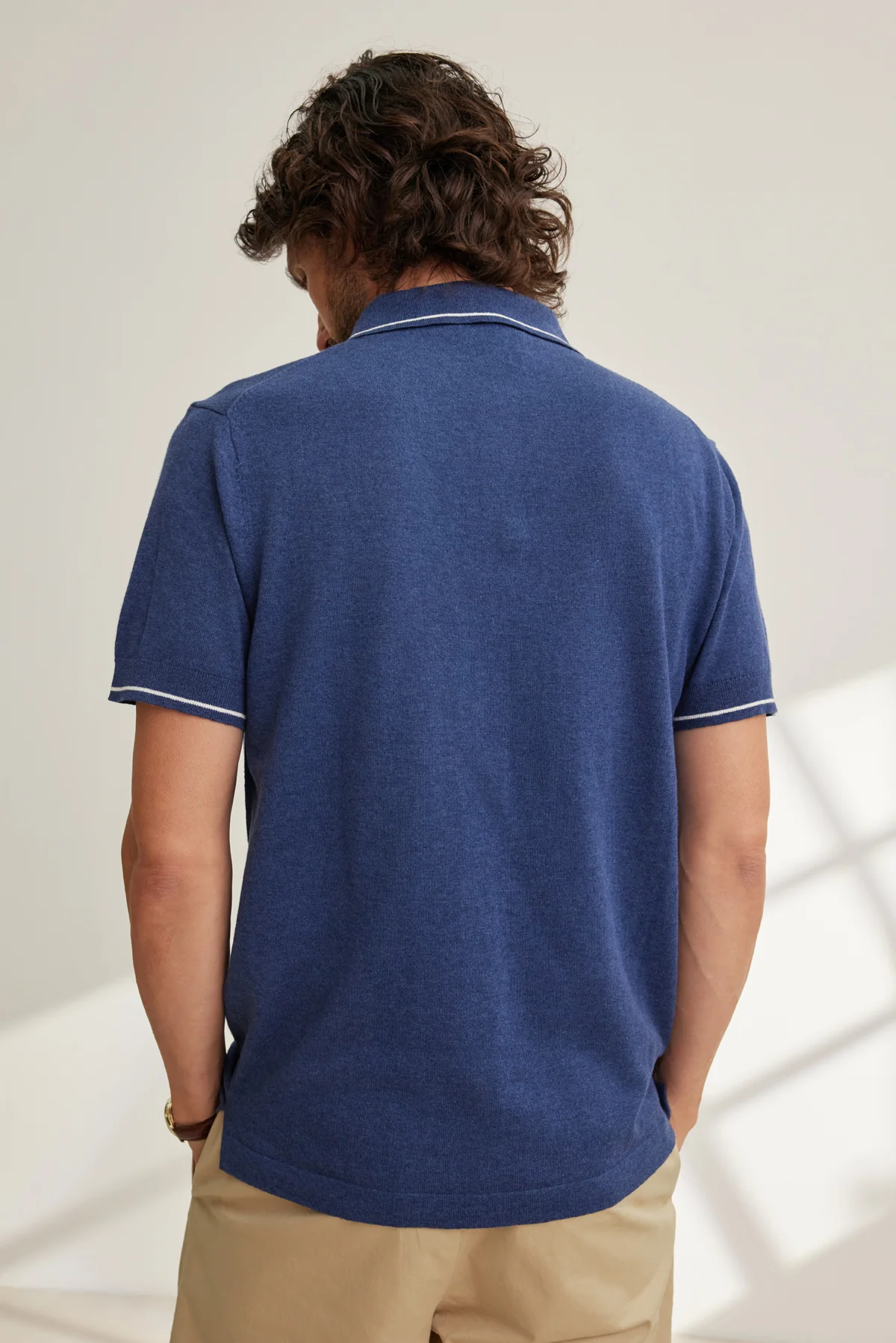 ORION COTTON LINEN POLO - Image 4