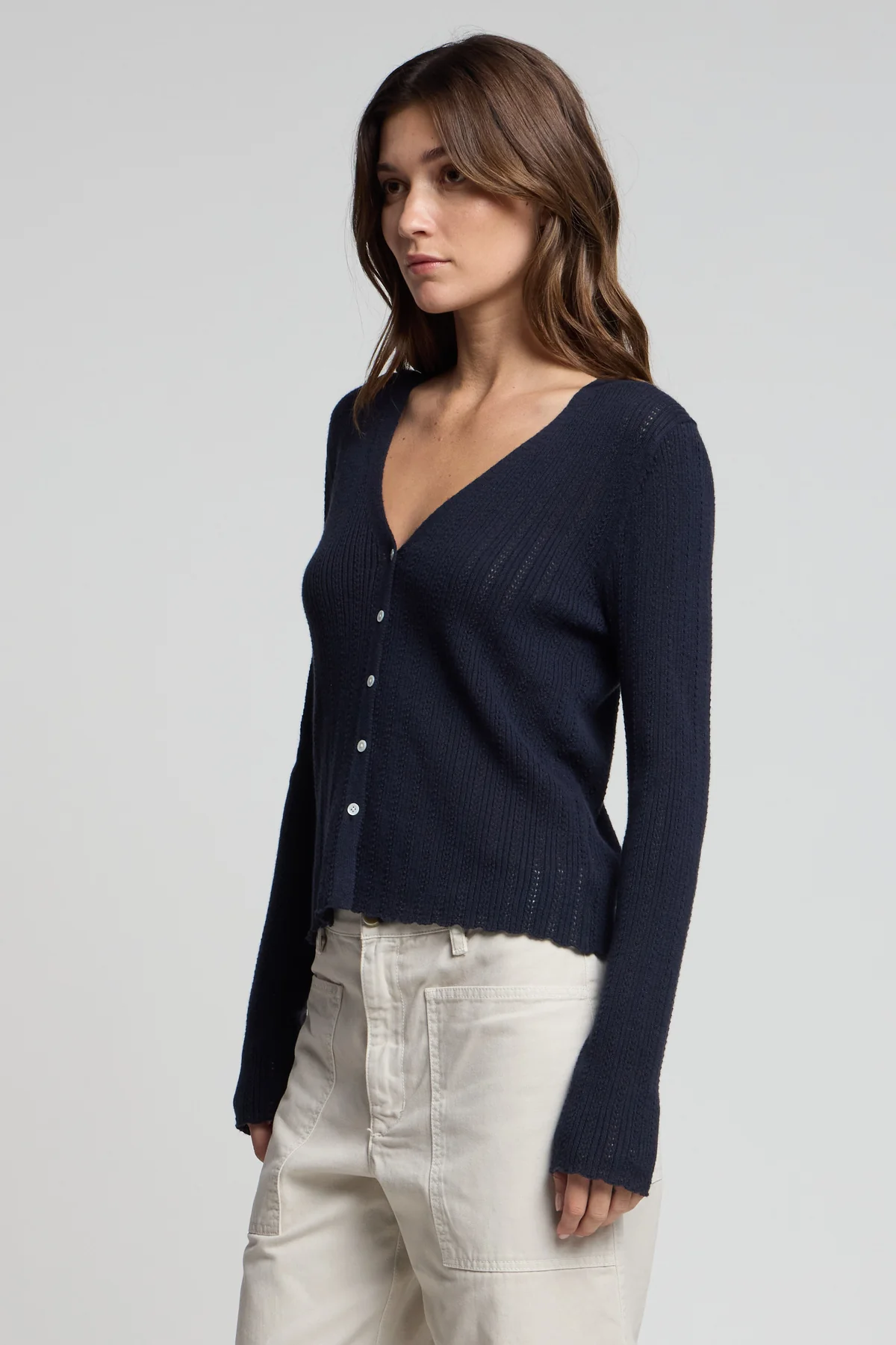 OTTILIE POINTELLE CARDIGAN - Image 2