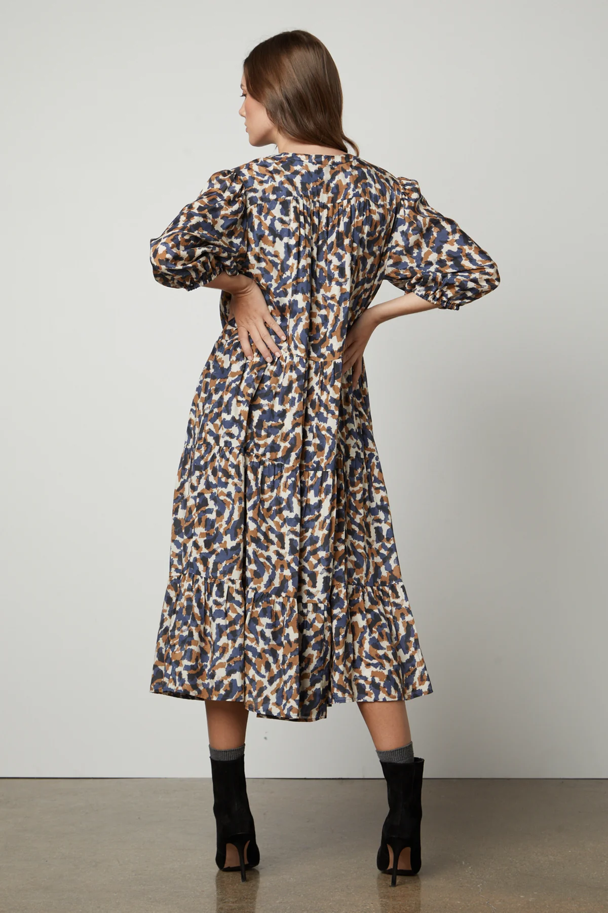 OTTILIE PRINTED BOHO DRESS - Image 3