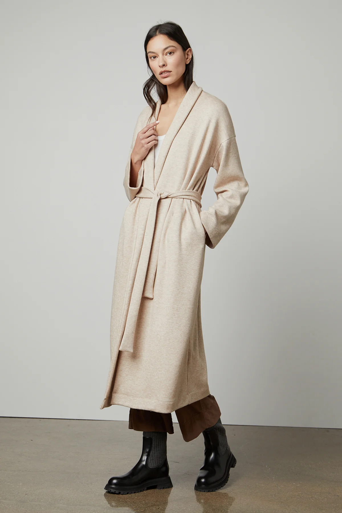 PATRICIA DOUBLE KNIT DUSTER CARDIGAN - Image 10