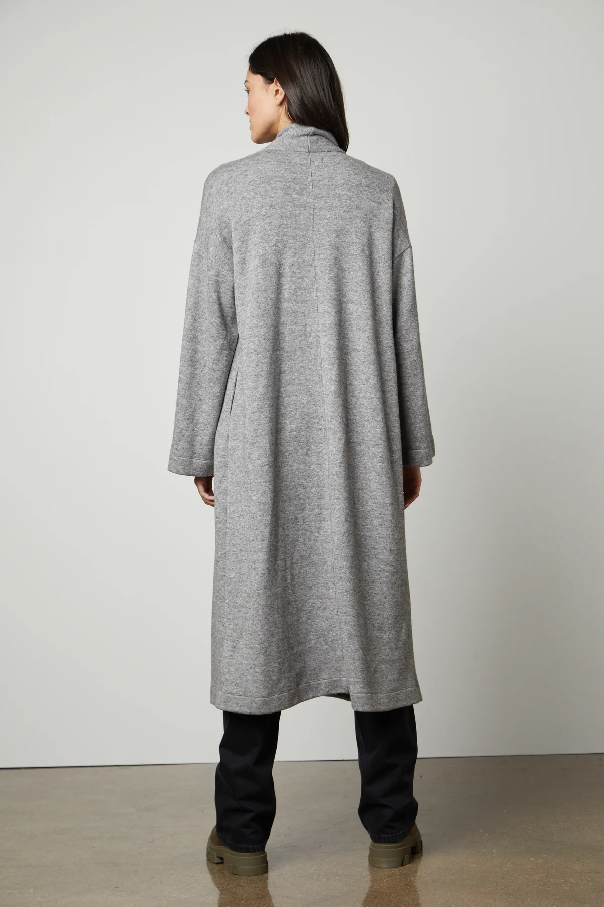 PATRICIA DOUBLE KNIT DUSTER CARDIGAN - Image 3