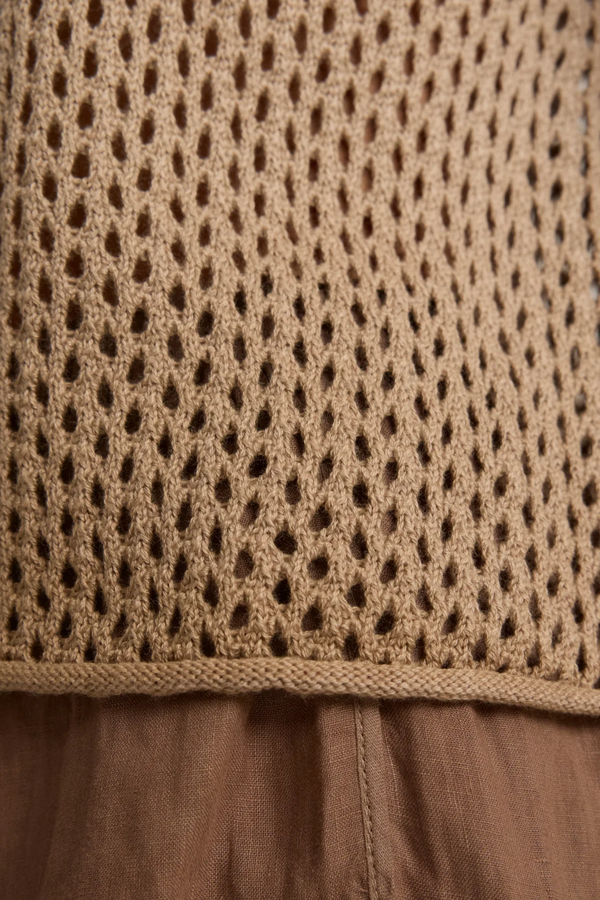 POPPY COTTON CASHMERE MESH SWEATER - Image 7