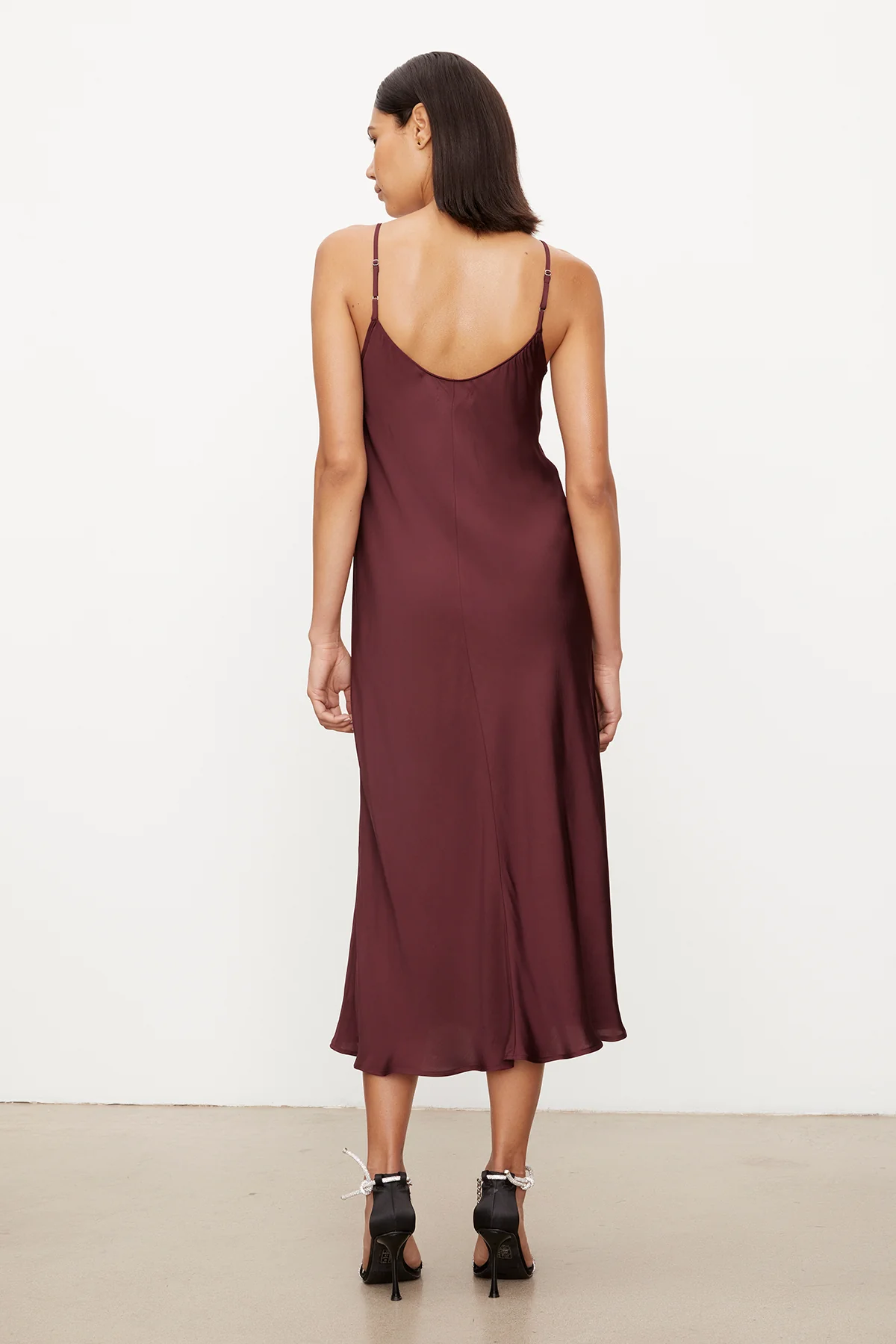 POPPY SATIN SLIP DRESS - Image 3