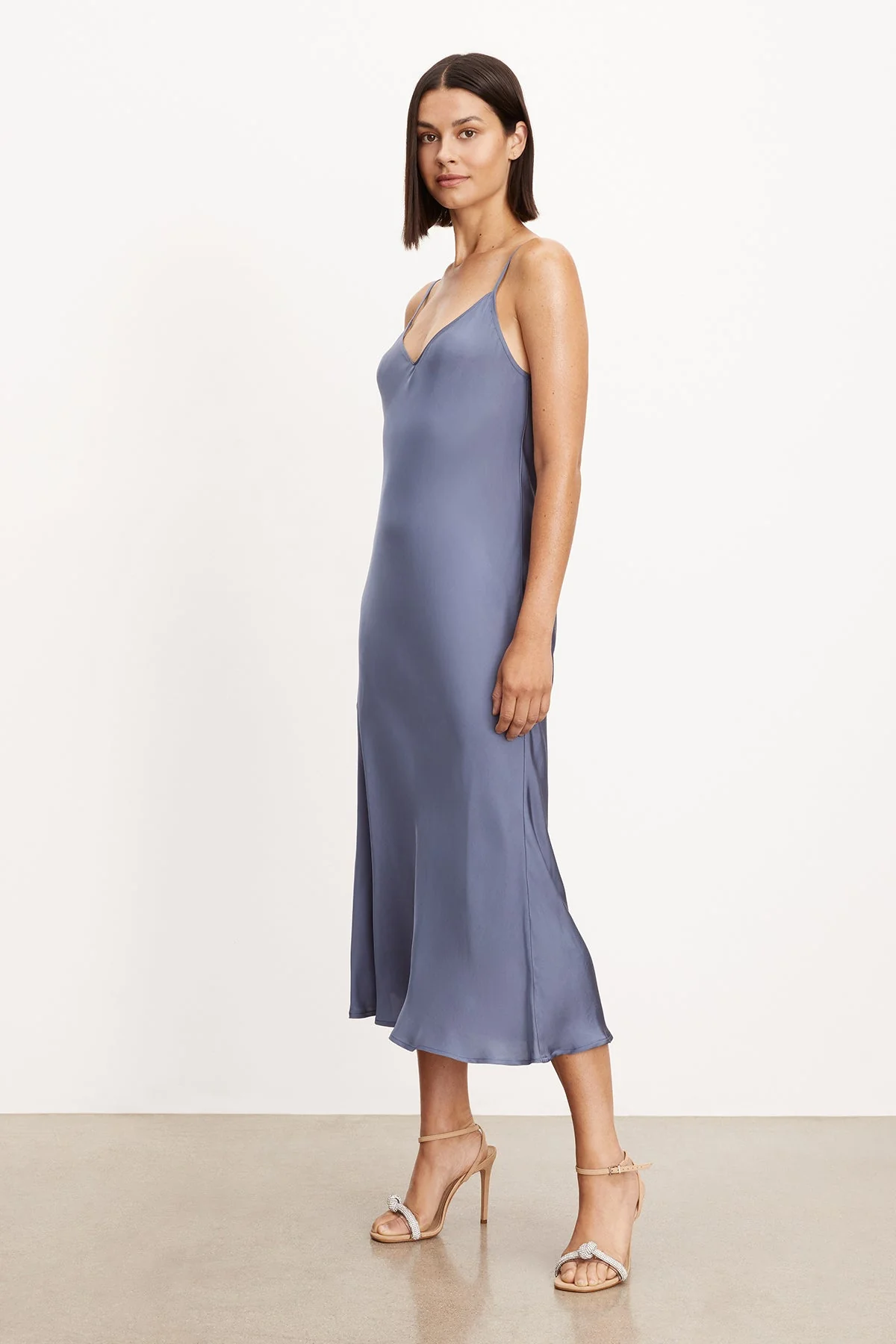 POPPY SATIN SLIP DRESS - Image 2