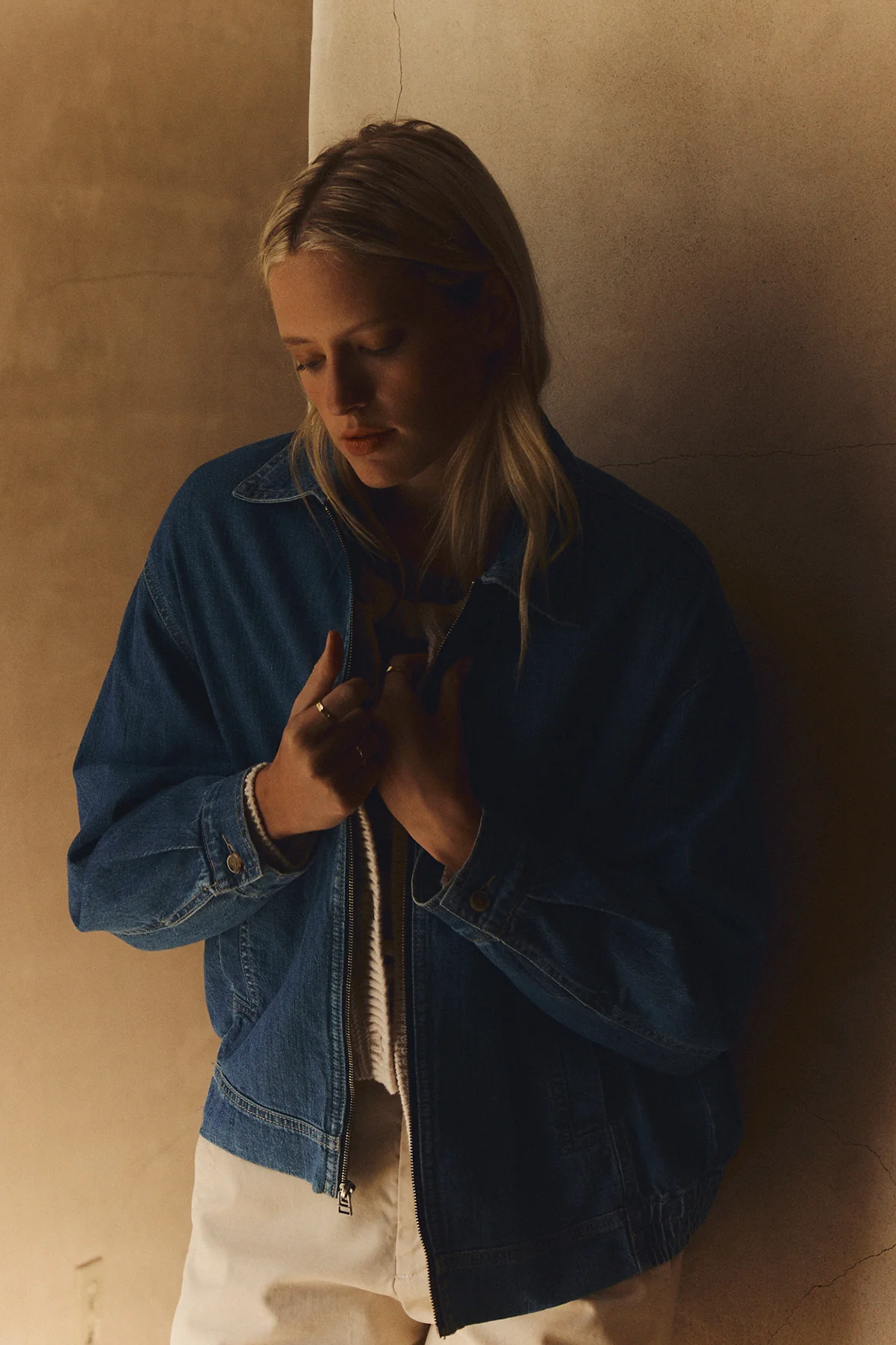 PORTER DENIM ZIP-UP JACKET - Image 6