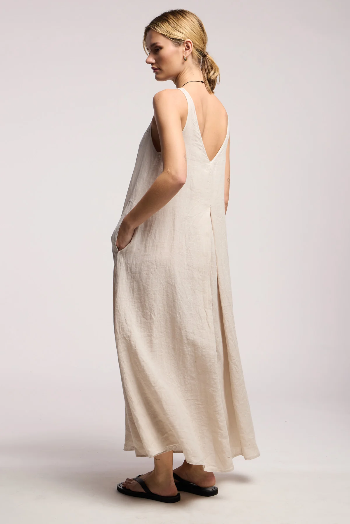 RETA LINEN DRESS - Image 11