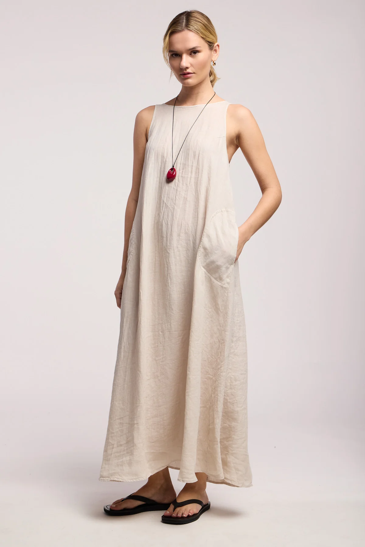 RETA LINEN DRESS - Image 12