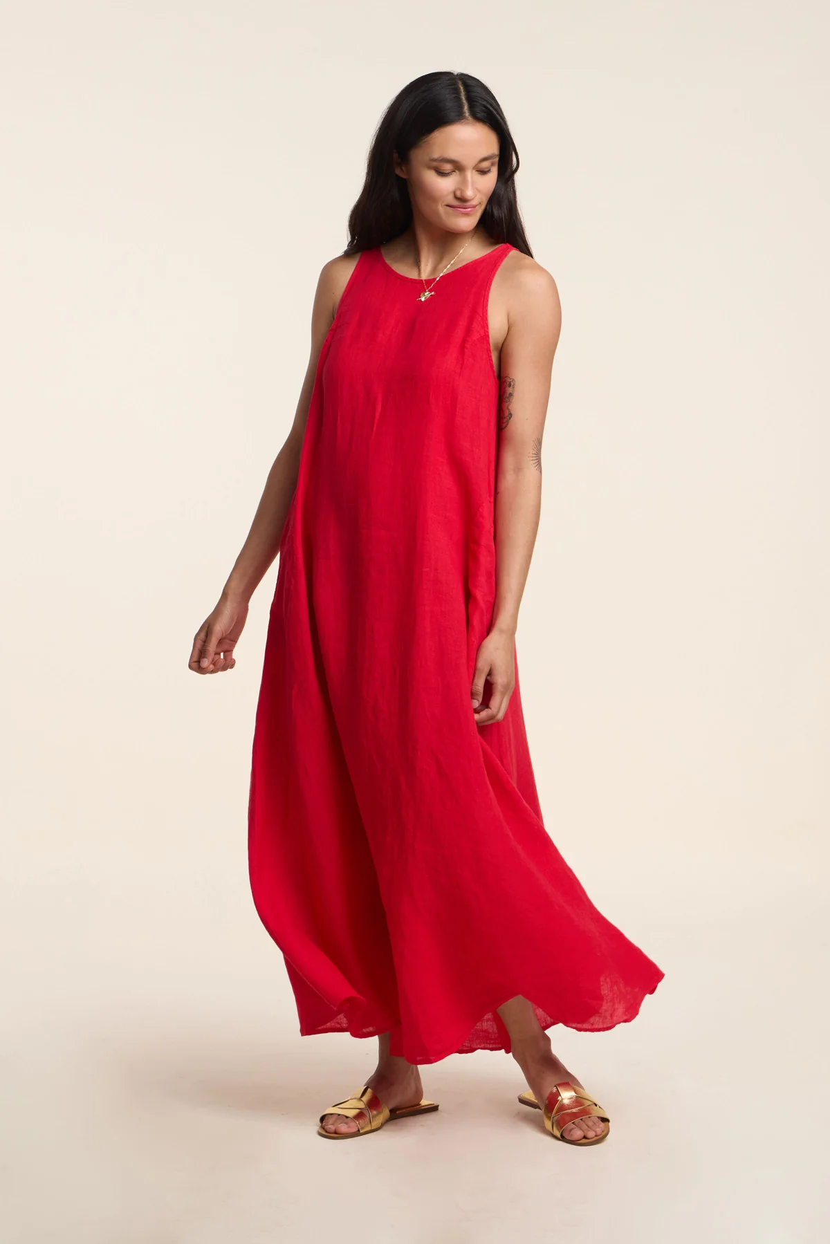 RETA LINEN DRESS - Image 2