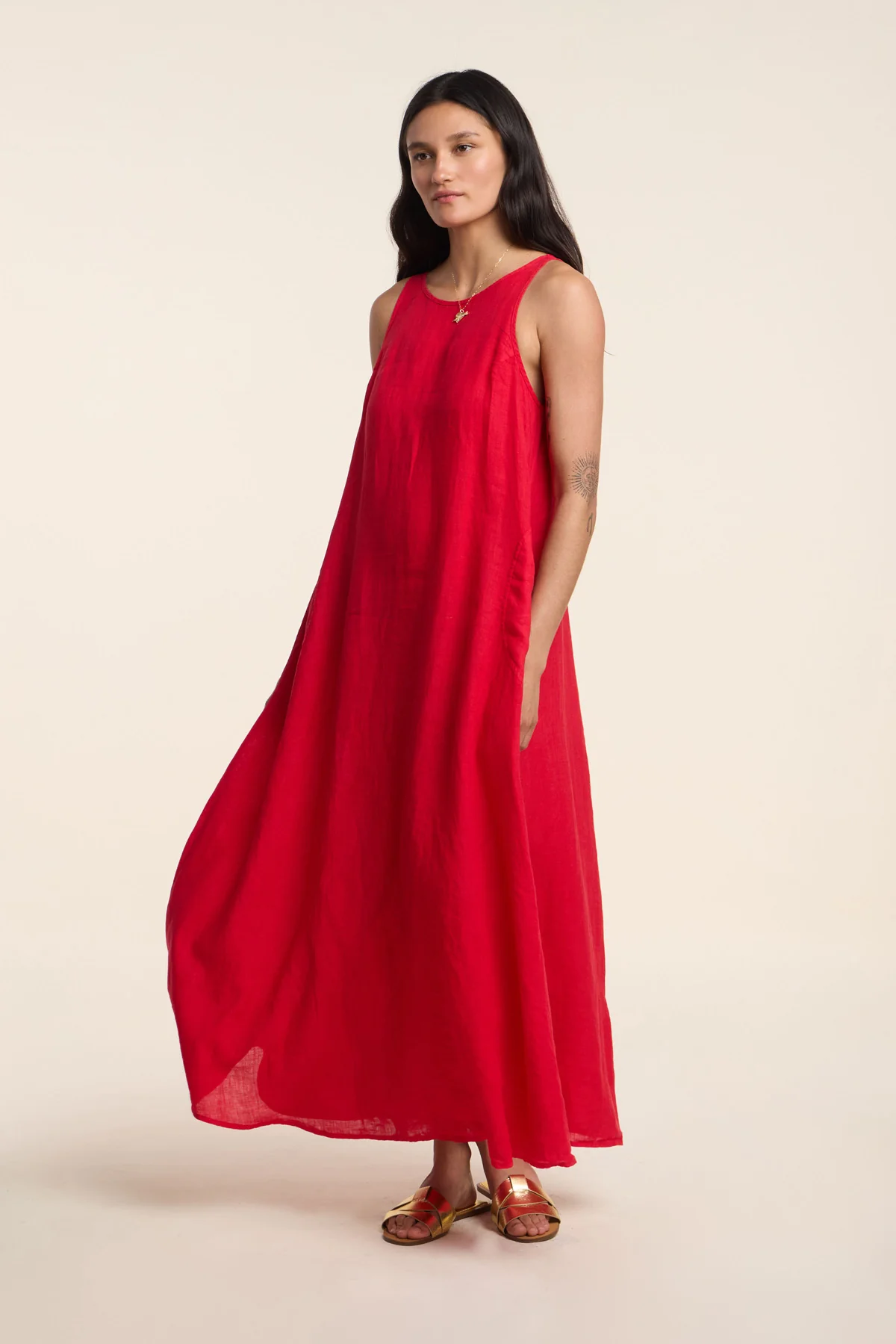 RETA LINEN DRESS - Image 6
