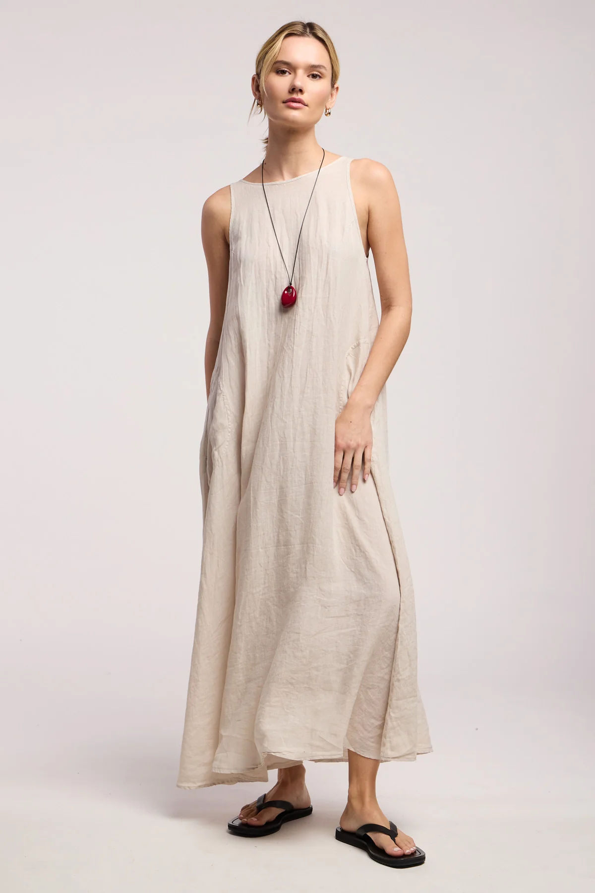 RETA LINEN DRESS - Image 7