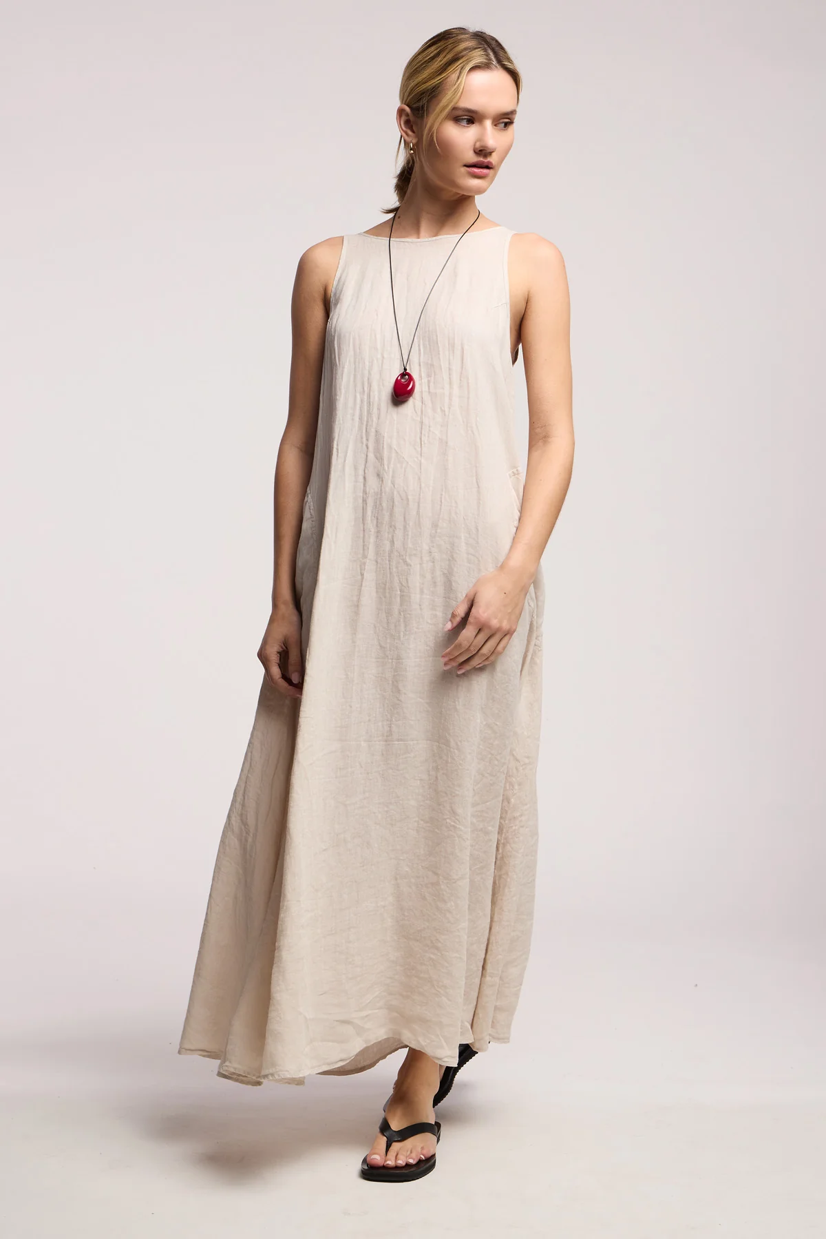 RETA LINEN DRESS - Image 9