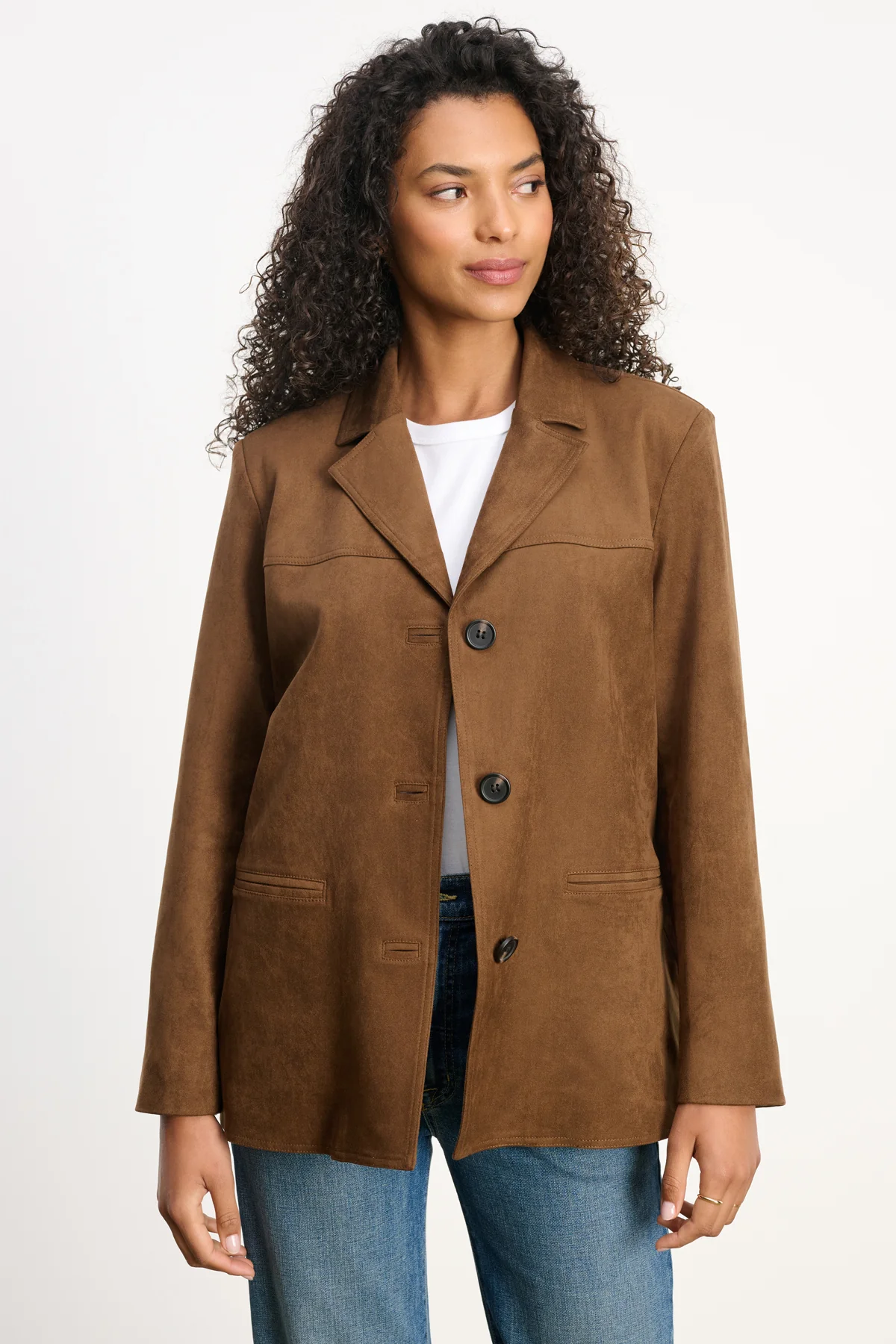 SALIE FAUX SUEDE JACKET - Image 6