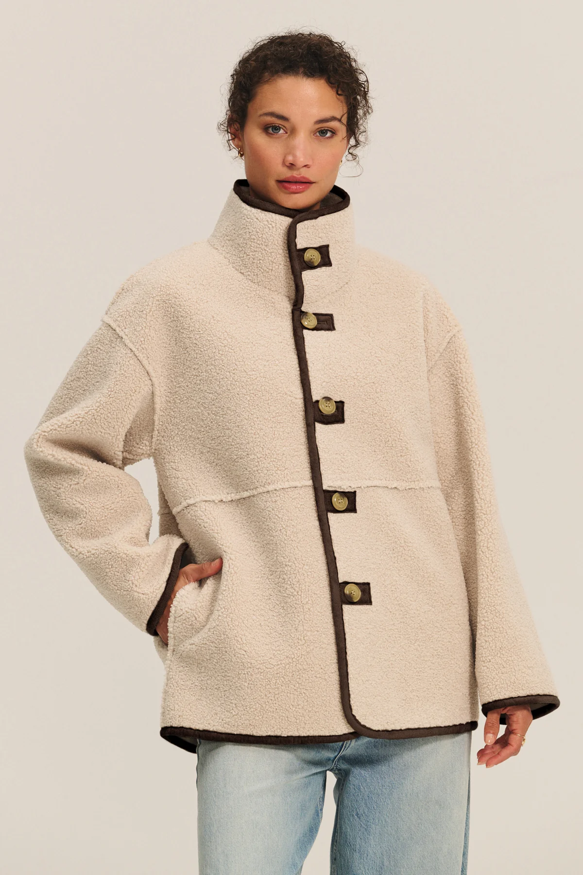 SHONA SHERPA REVERSIBLE JACKET - Image 9