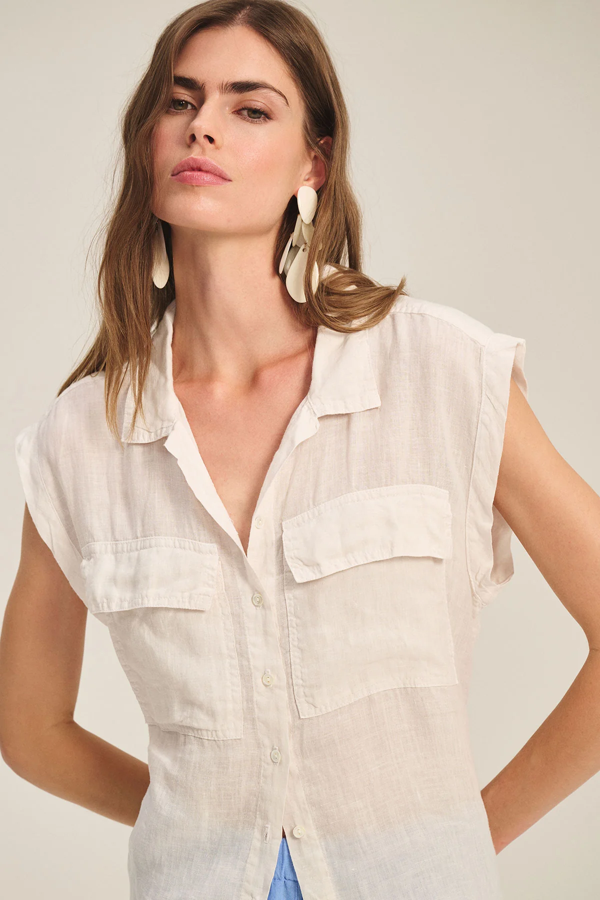 TASHA LINEN TOP - Image 2